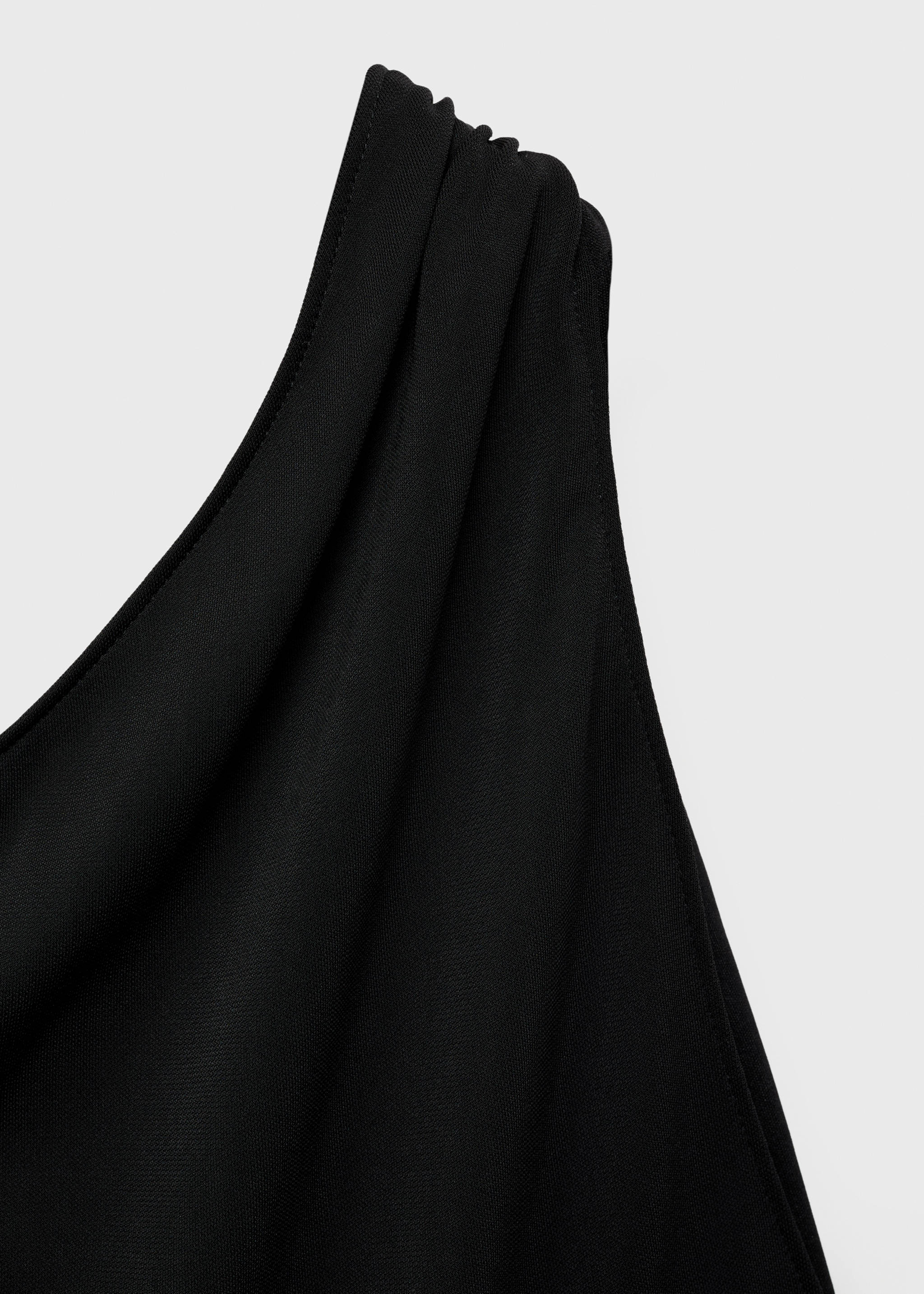 Vestido assimétrico de gola com laço - Pormenor do artigo 8