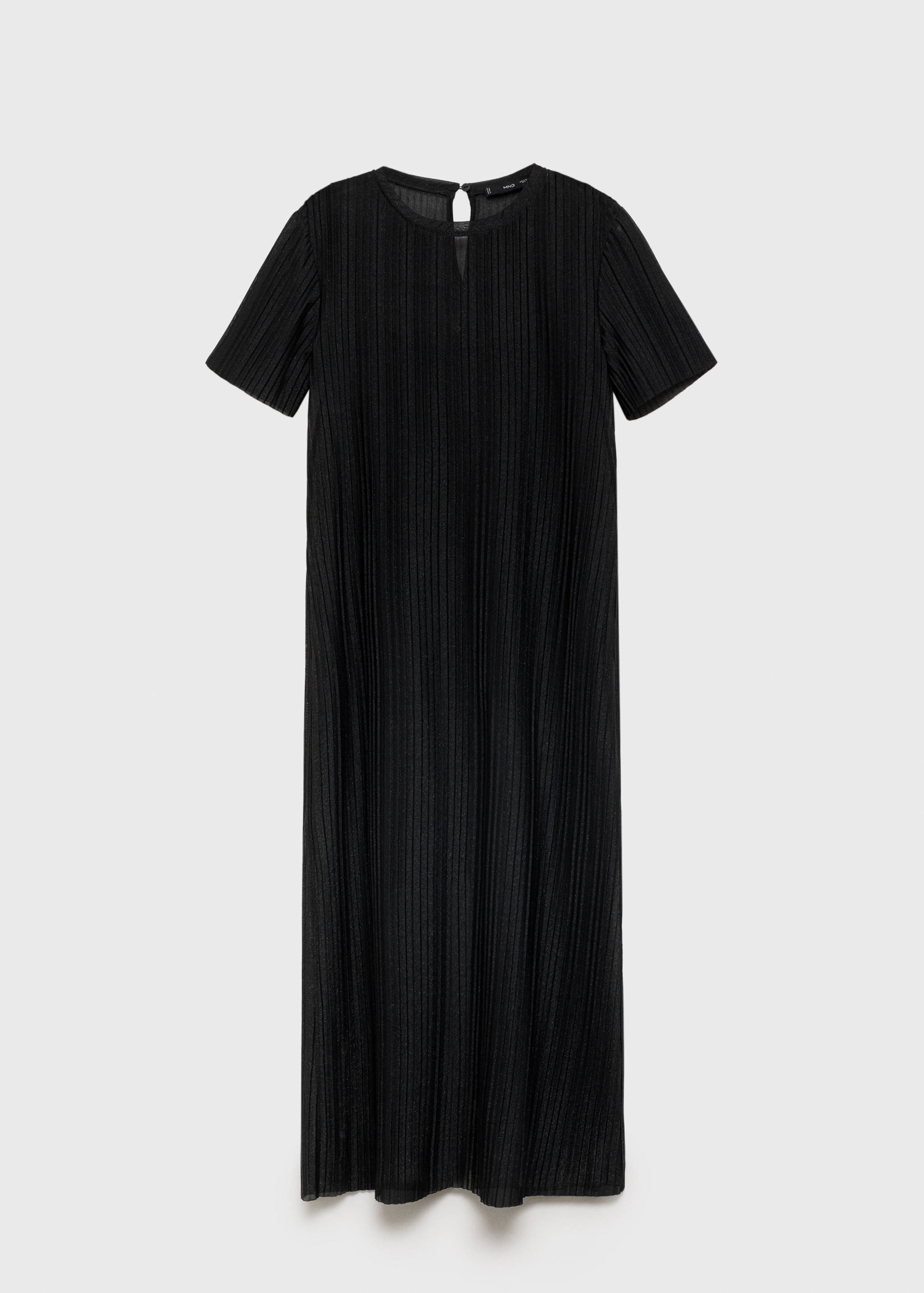 Plisirana haljina sa sjajnim nitima - Artikl bez modela