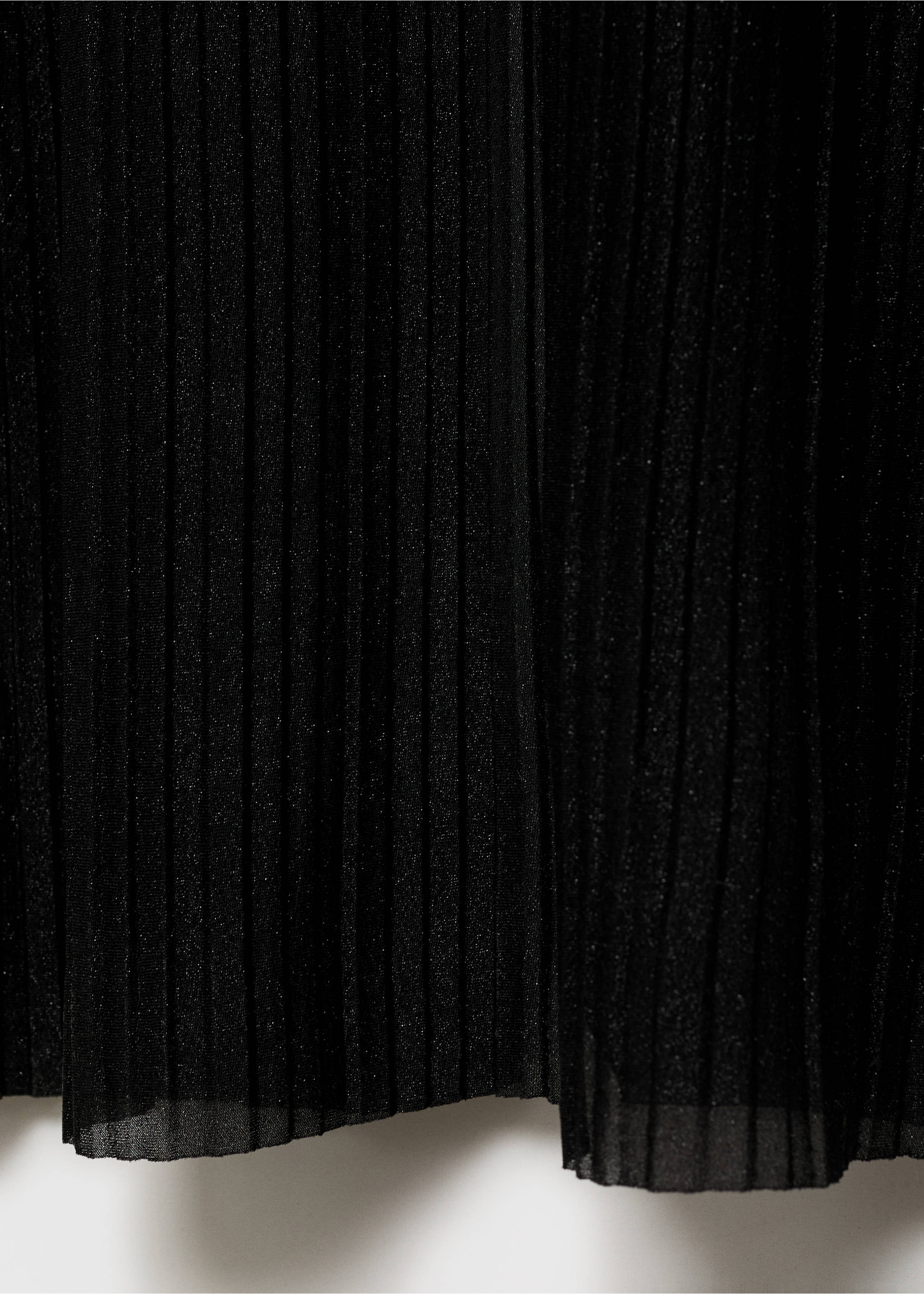 Robe plissée Lurex - Détail de l'article 8, Noir. Ref: 77079063-00.