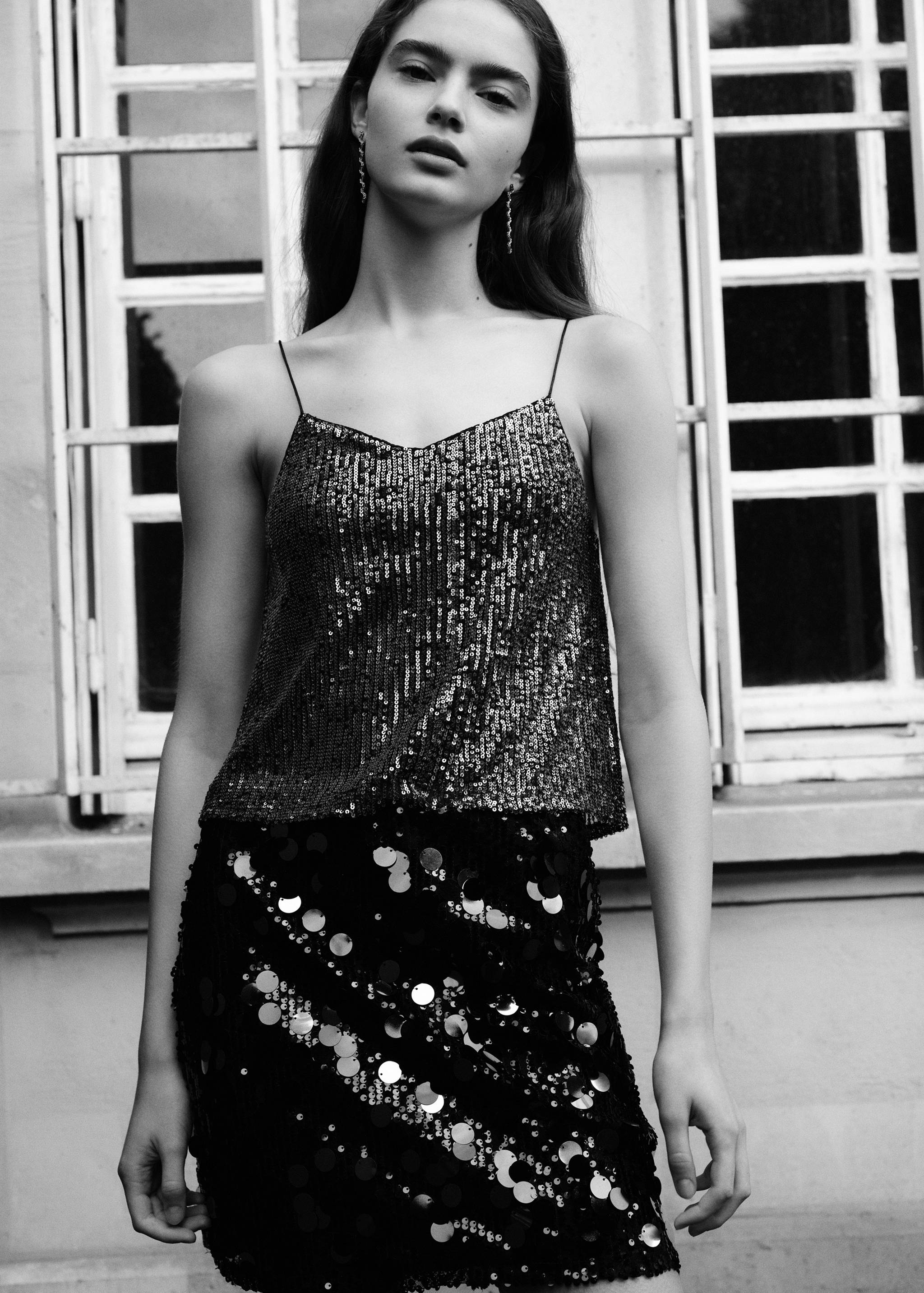 Sequin skirt - Details of the article 5