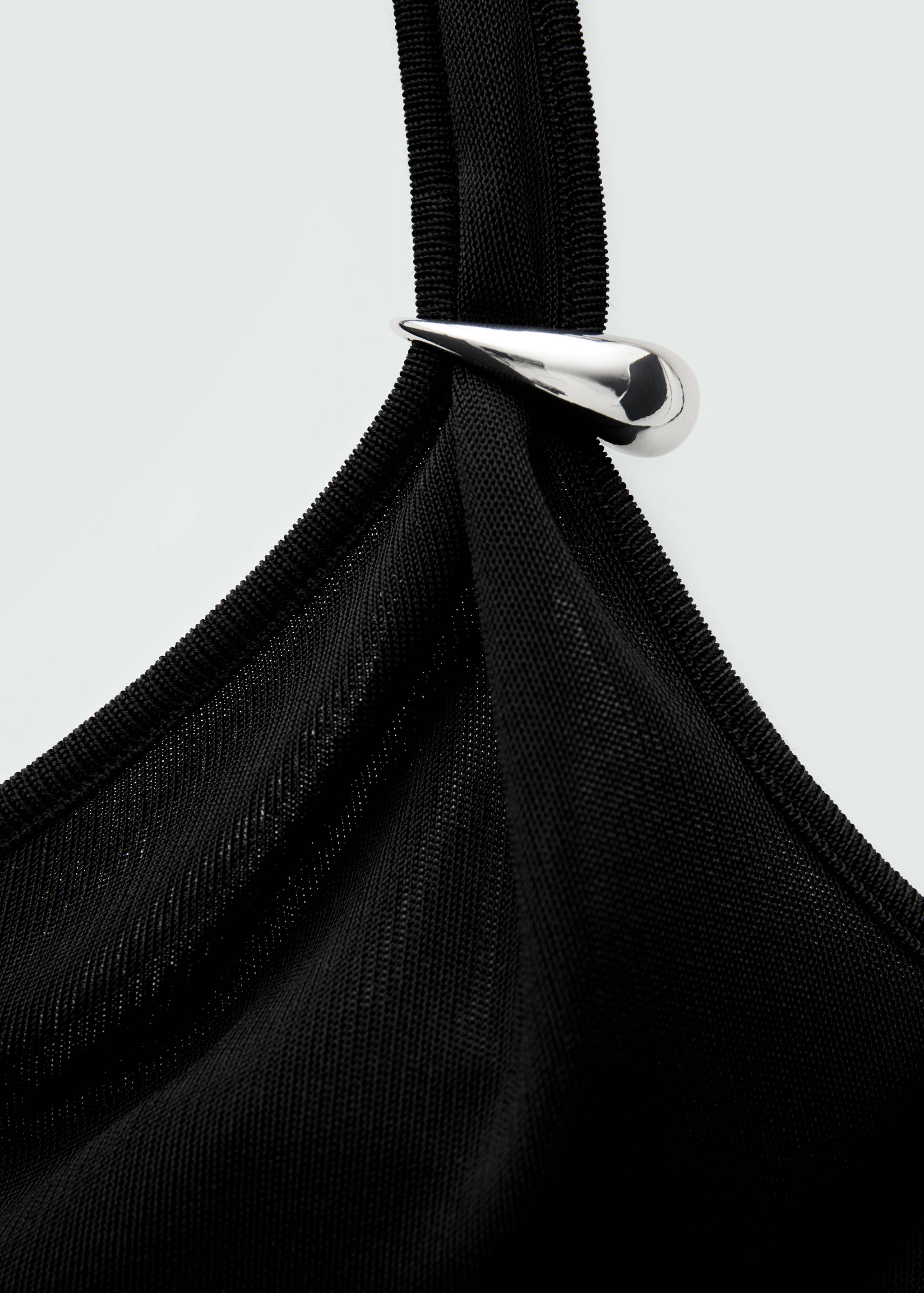 Asimetrična pletena haljina otvorenih leđa - Detalji artikla 8