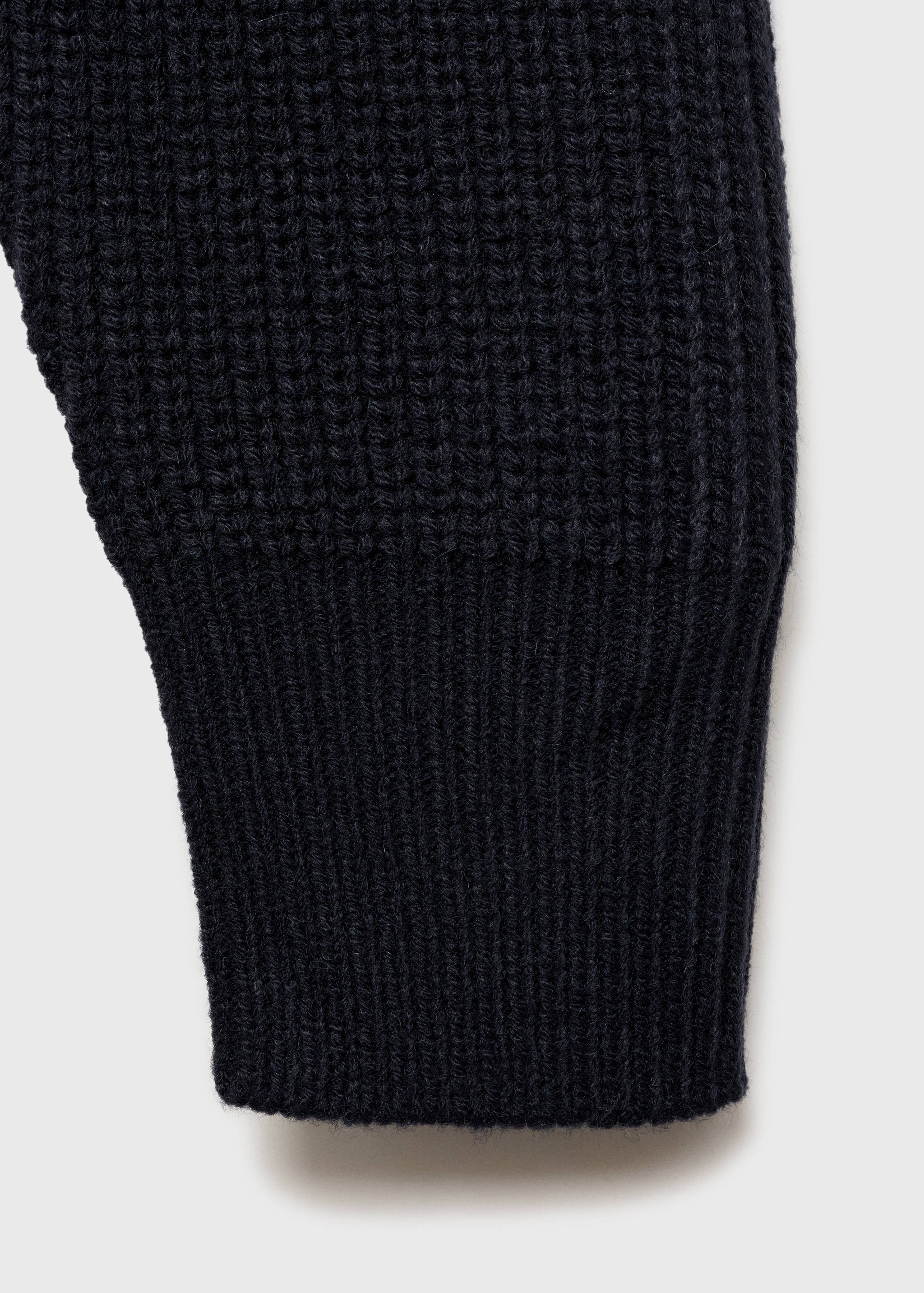 Relaxed-fit ribbed cardigan - Details of the article 0