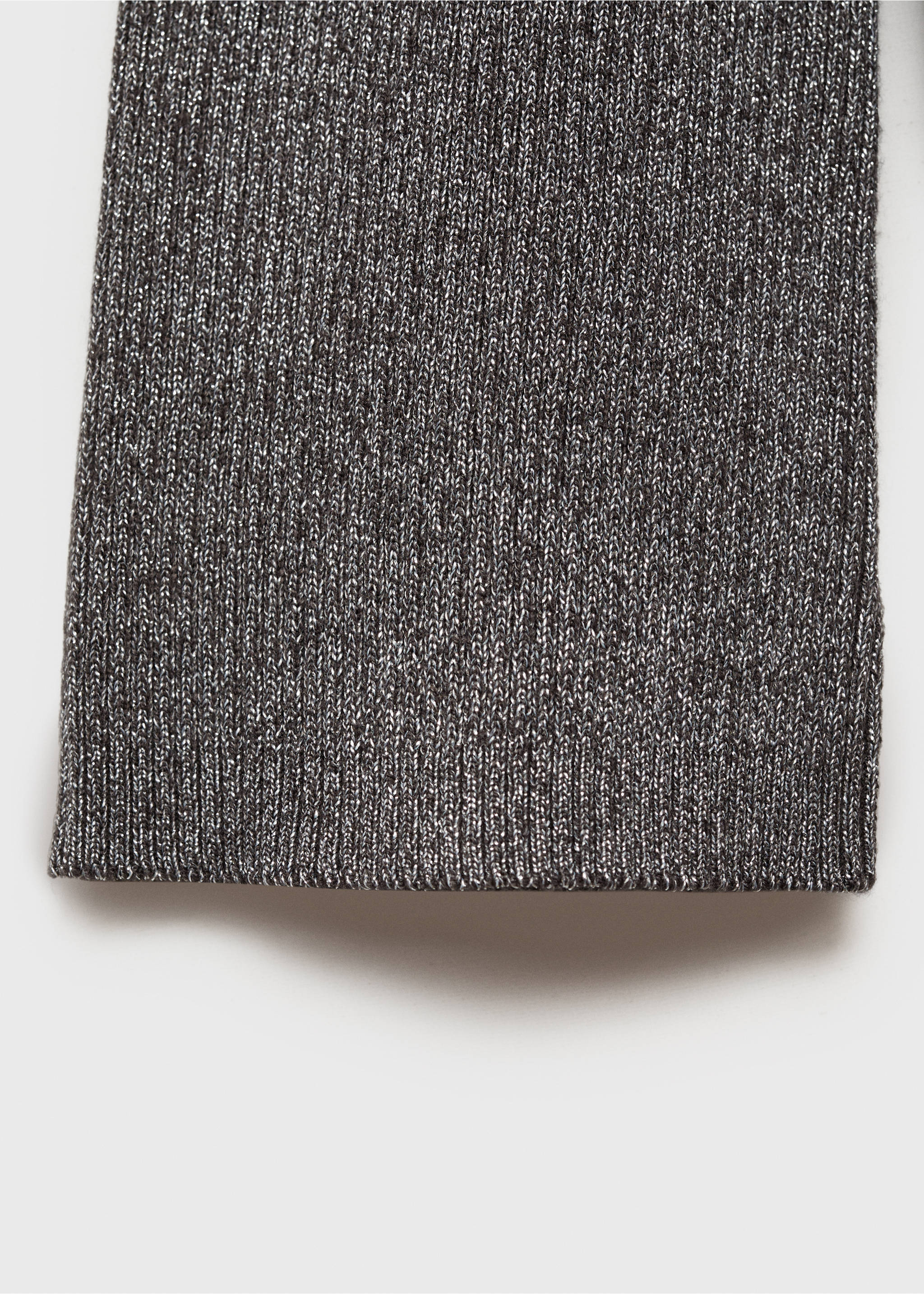 Strick-Cardigan mit Lurex - Detail des Artikels 0, Anthrazit. Ref: 77079229-00.