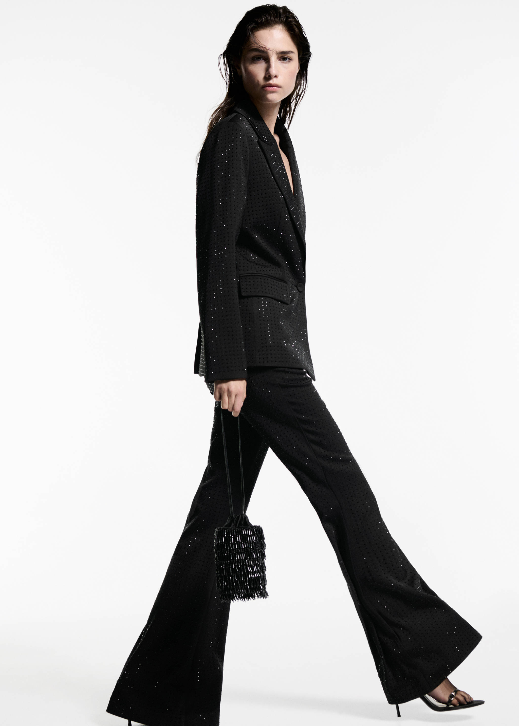 Pantaloni scampanati strass - Dettaglio dell'articolo 2