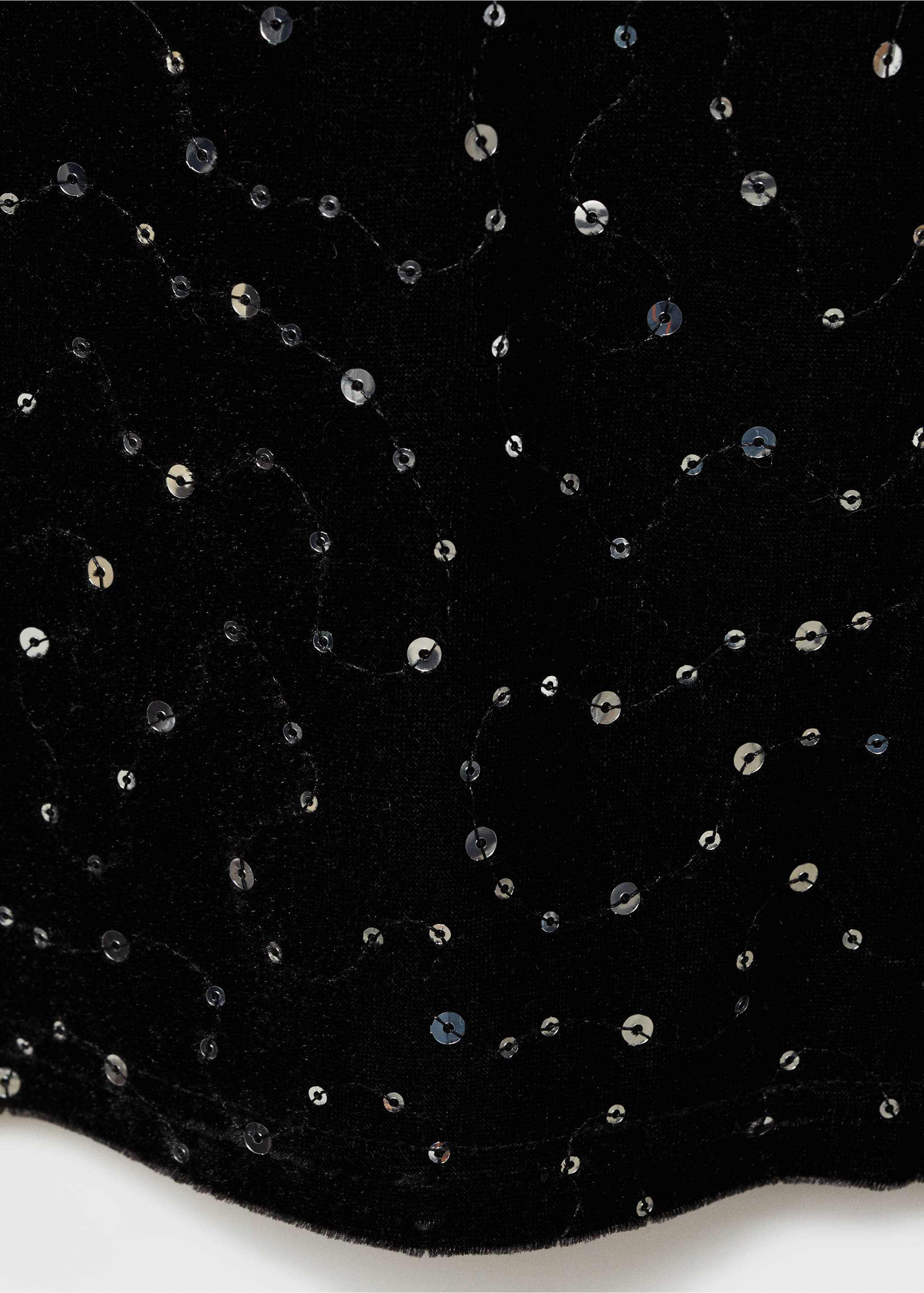 Pantalons vellut lluentons - Detall de l'article 0, Negre. Ref: 77079235-00.