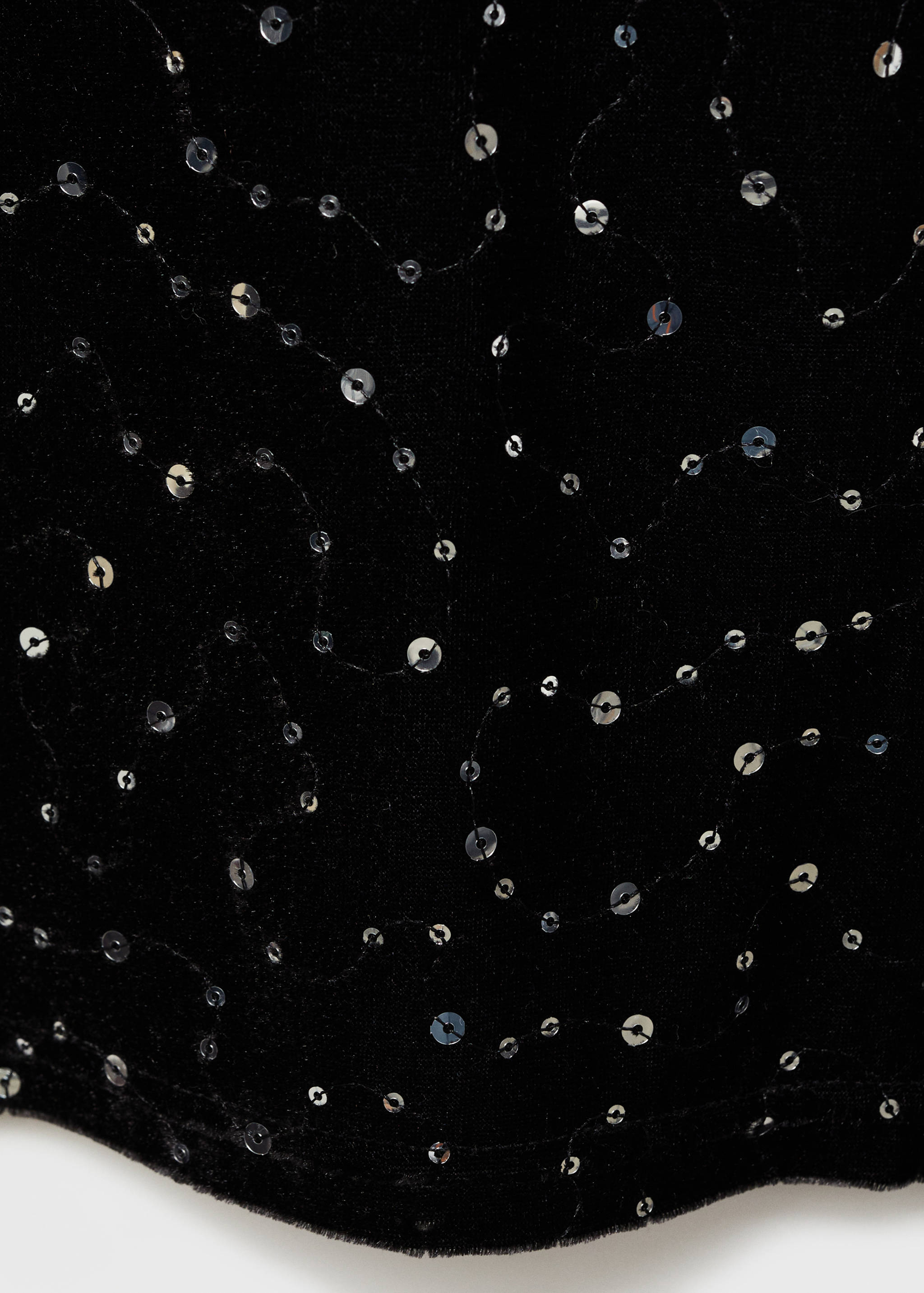 Pantalon velours paillettes - Détail de l'article 0