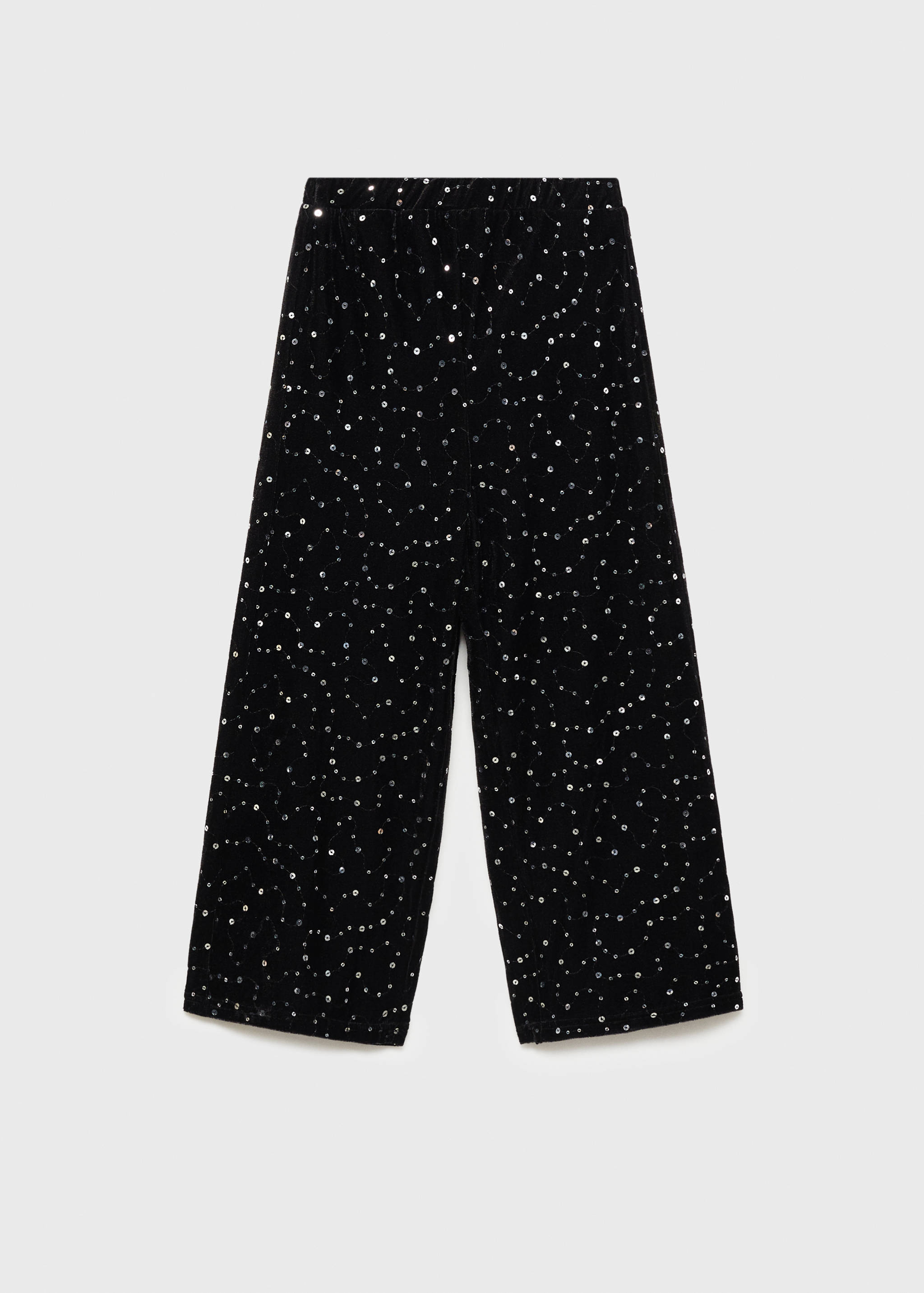 Sequined velvet pants - Article without model