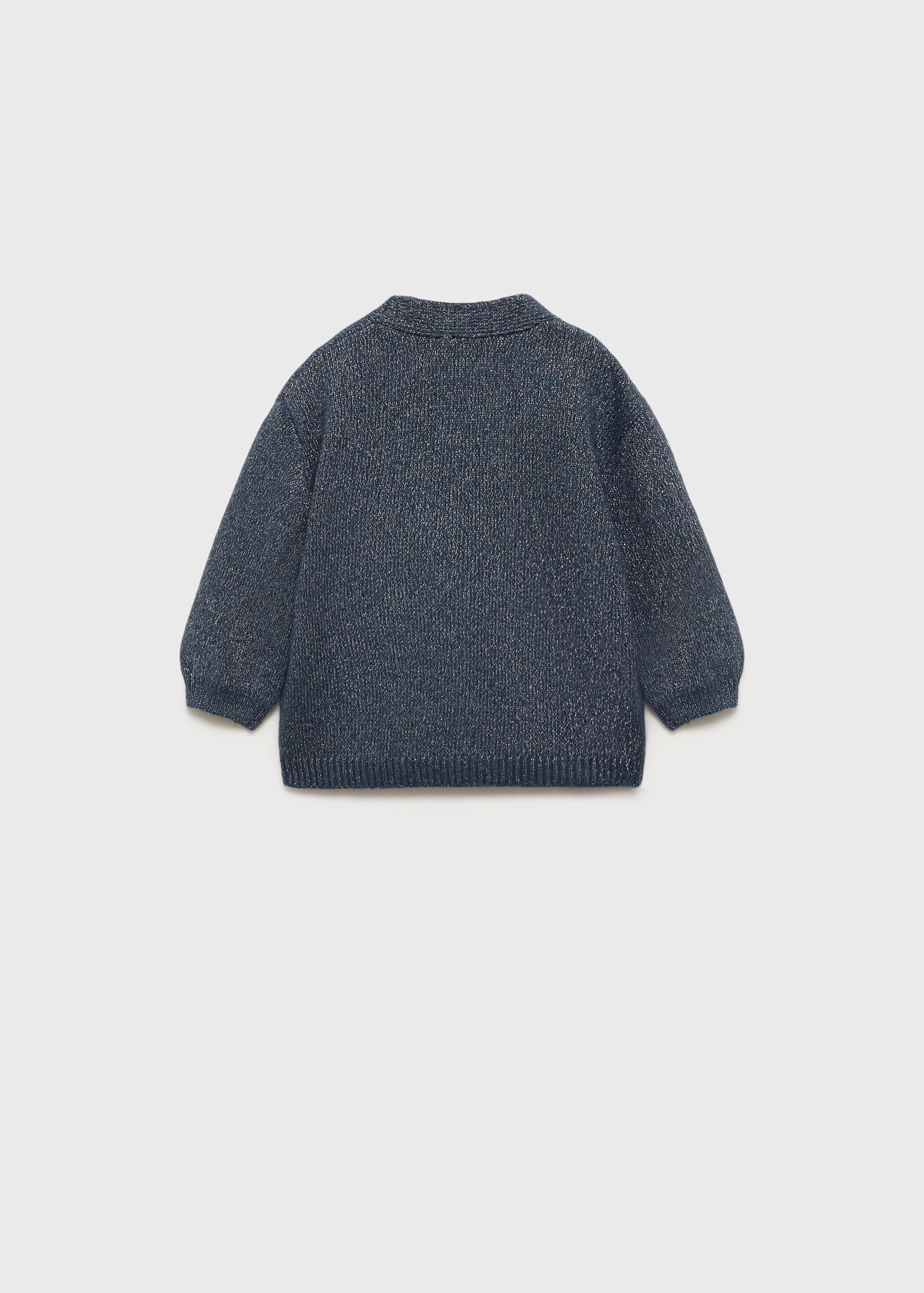 Cárdigan punto lúrex - Reverso del artículo