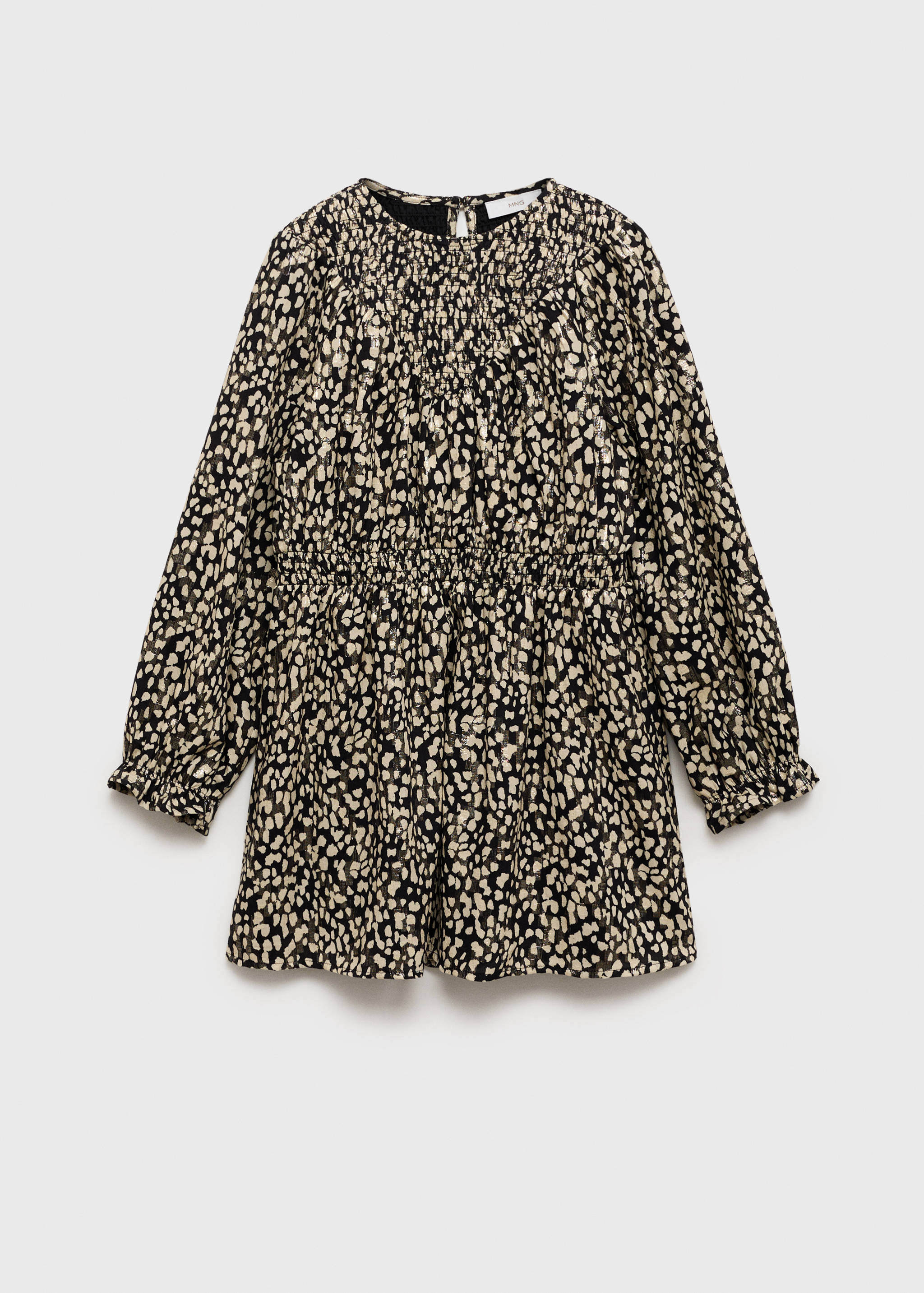 Robe froncée imprimée - Article sans modèle