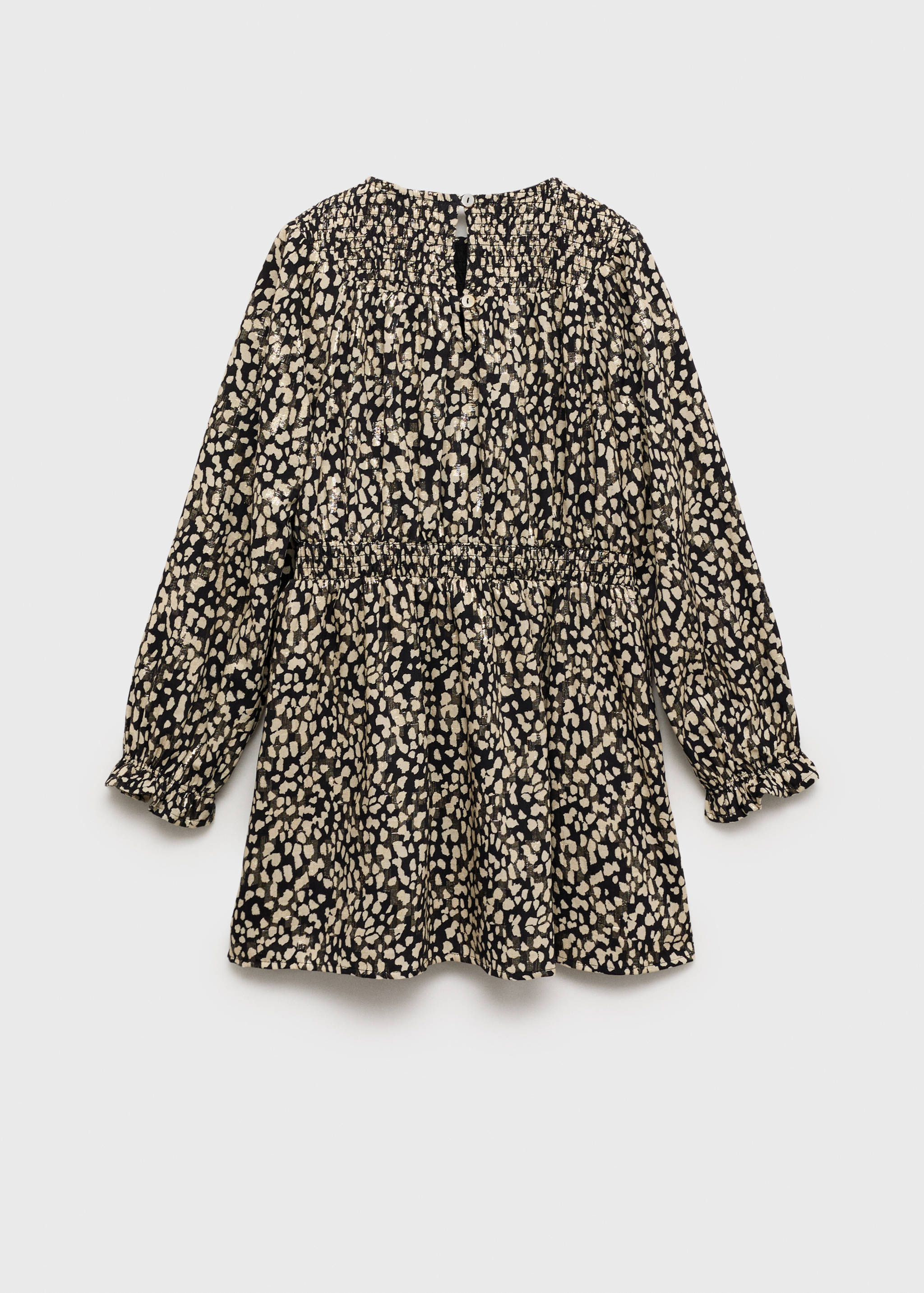 Robe froncée imprimée - Verso de l’article