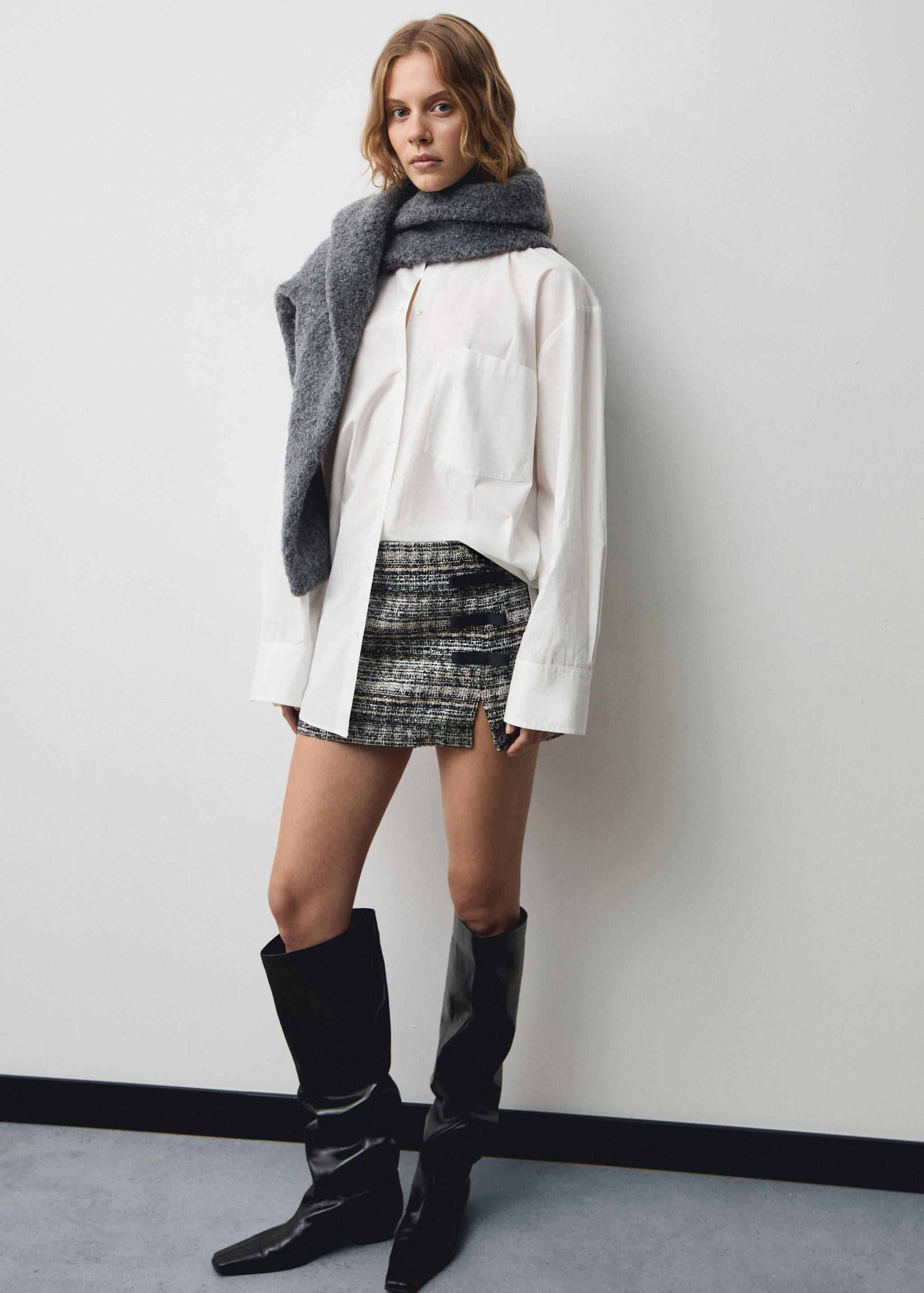 Minijupe tweed nœuds - Détail de l'article 2