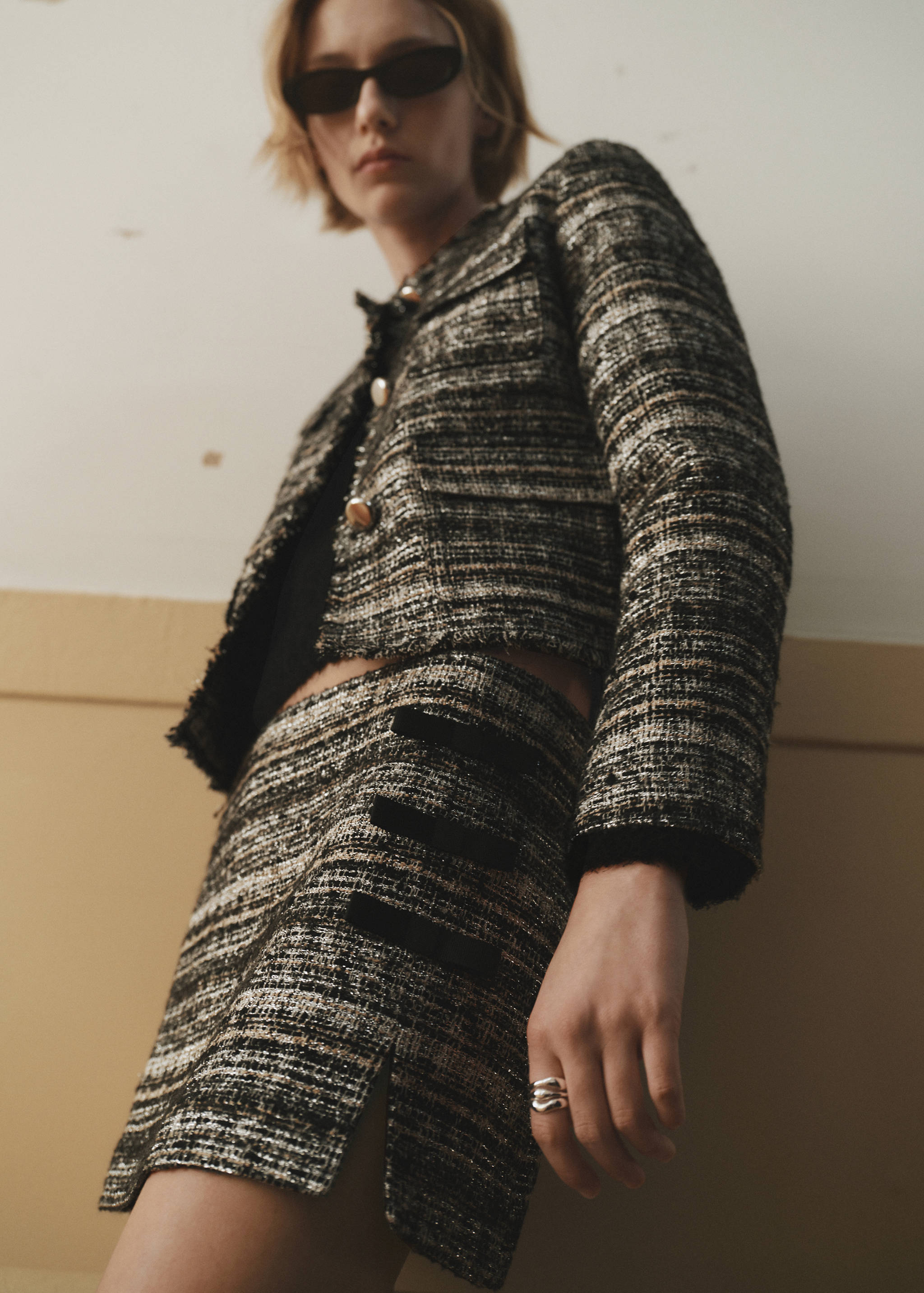 Minijupe tweed nœuds - Détail de l'article 7