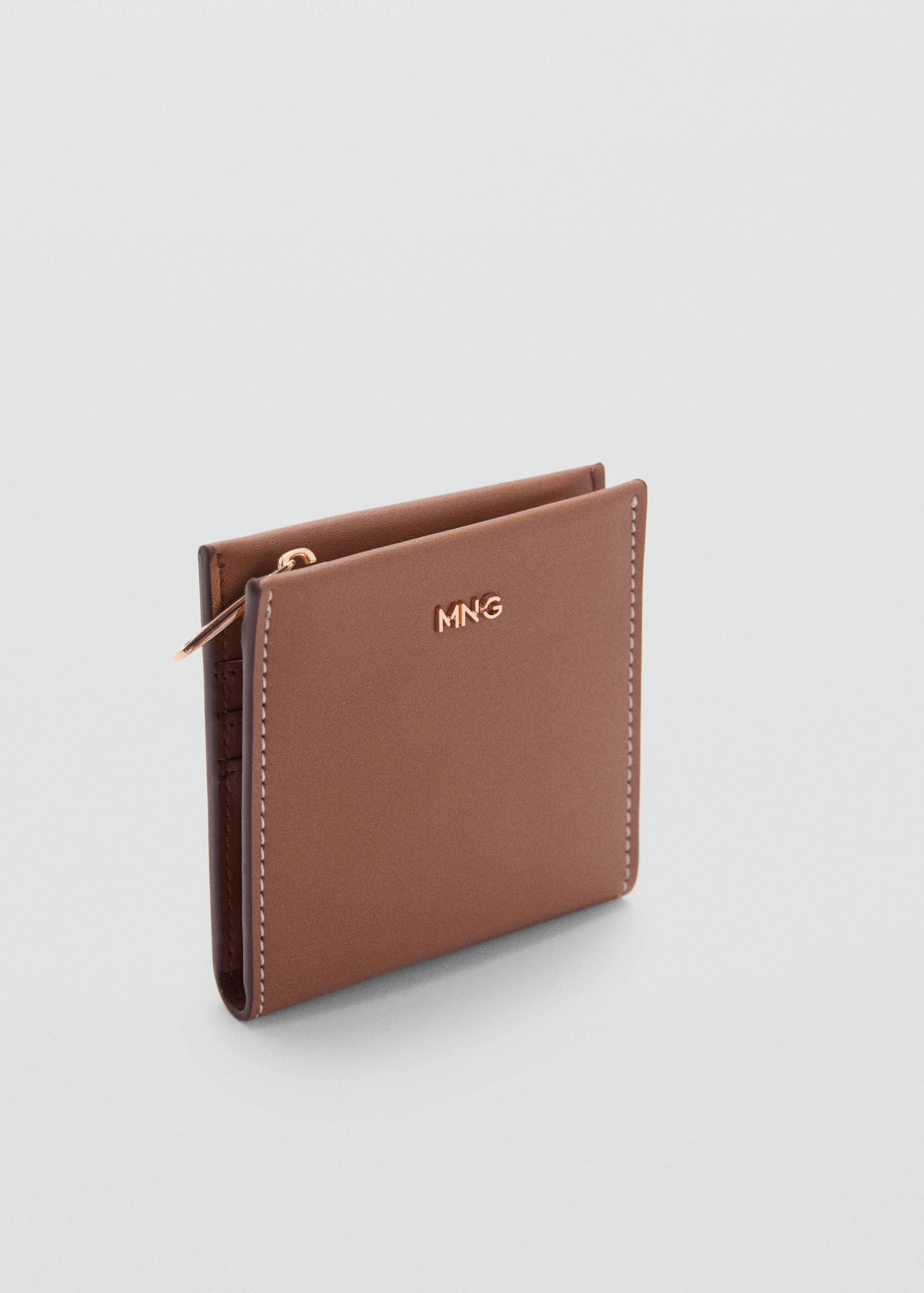 Embossed wallet with logo - Medium plane