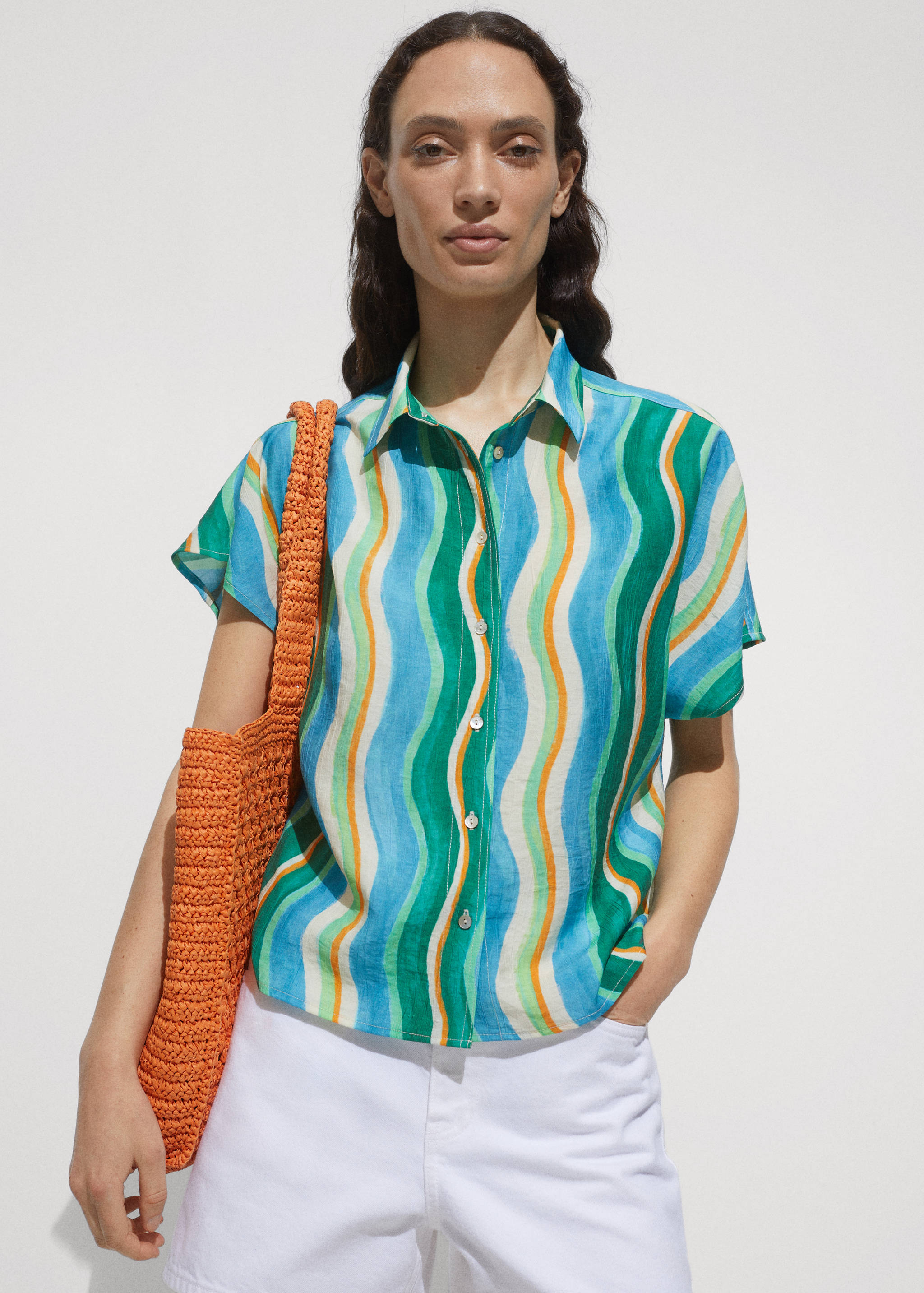 Bedrukt overhemd met korte mouwen - Detail van het artikel 2