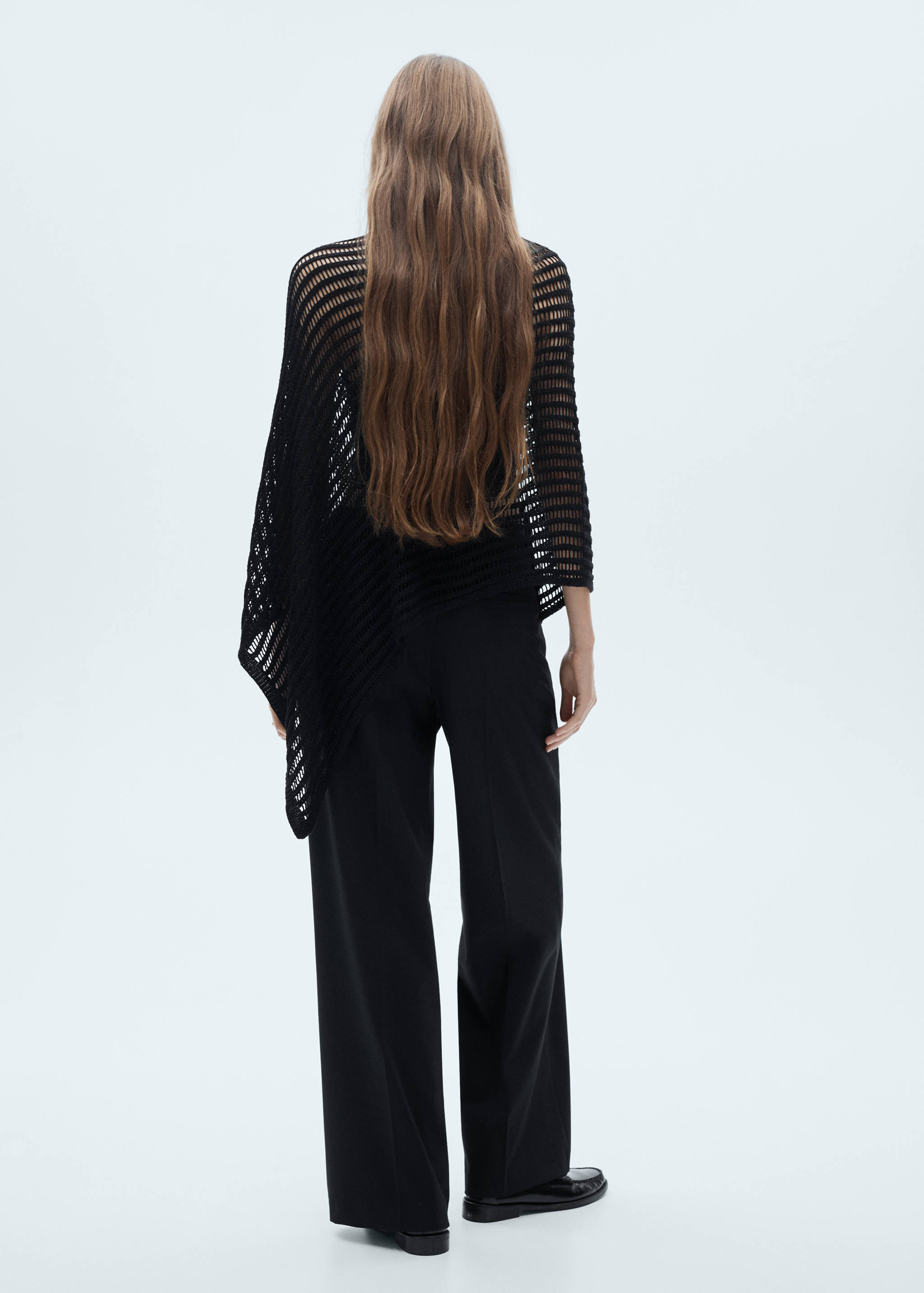 Capa crochet lúrex - Reverso del artículo