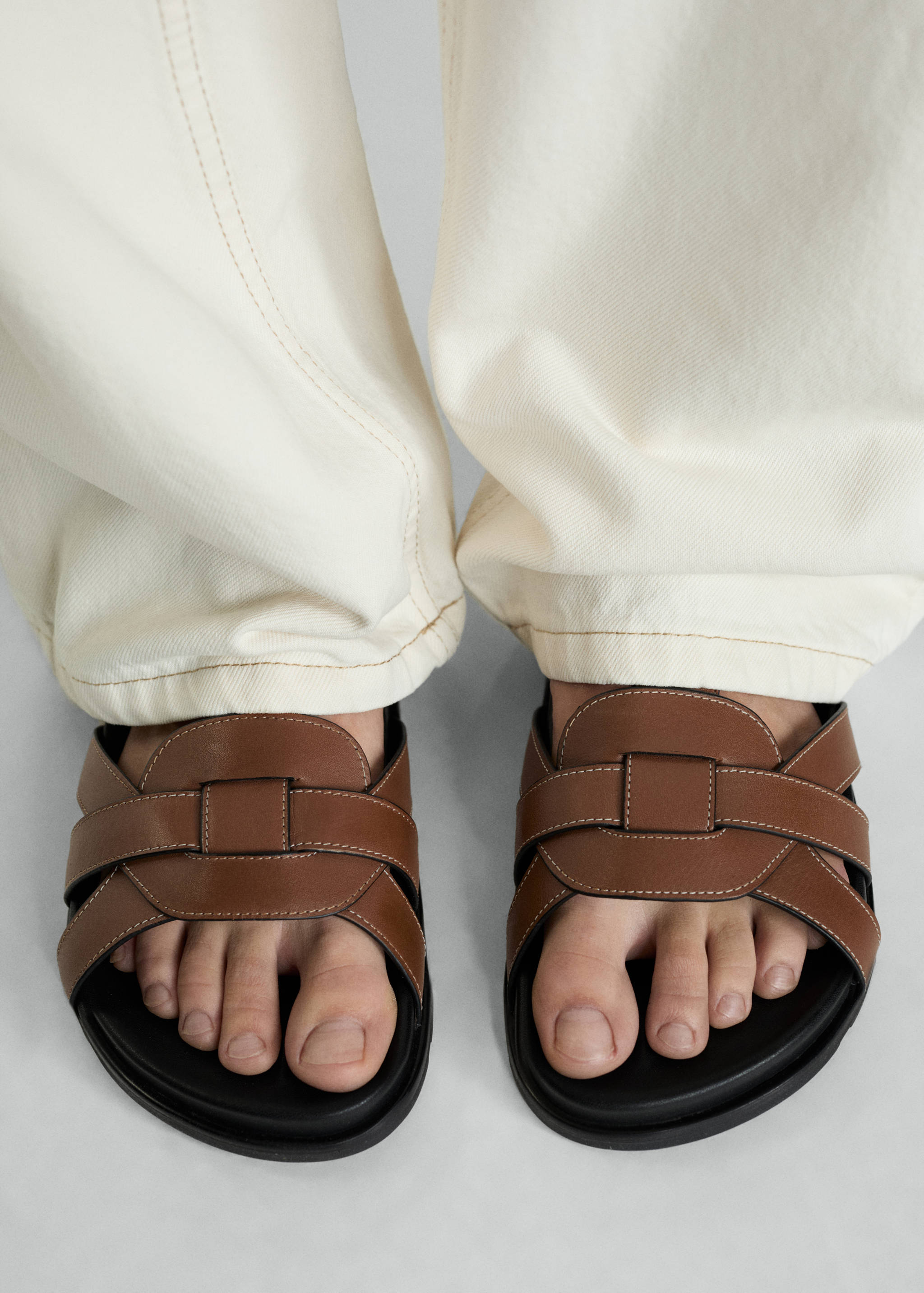 Leder-Riemensandale - Detail des Artikels 9