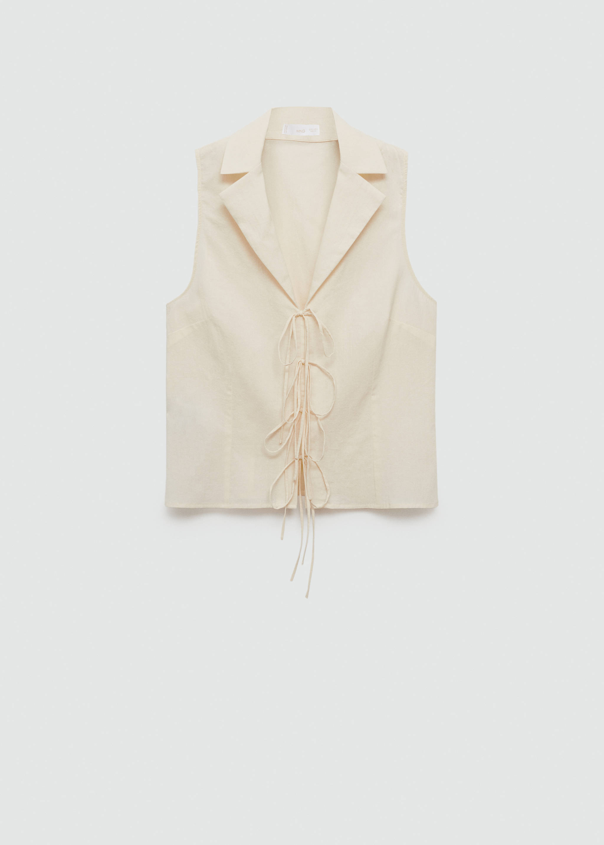 Sleeveless blouse with bows - Article without model