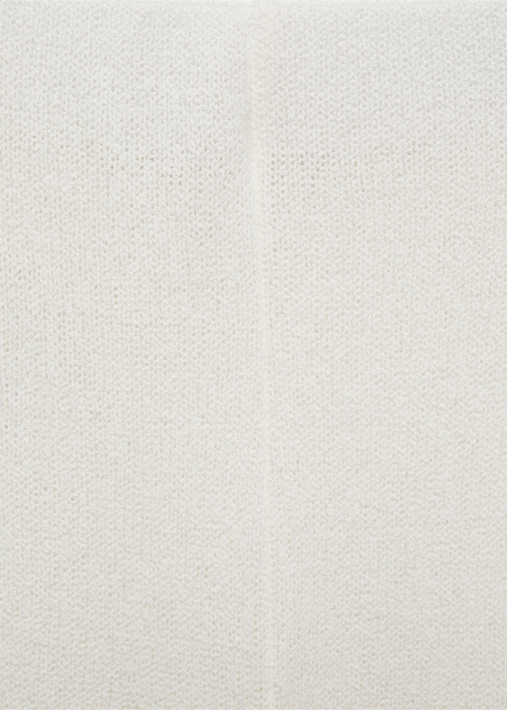 Pantalon droit maille - Détail de l'article 0, Blanc. Ref: 77080364-00.
