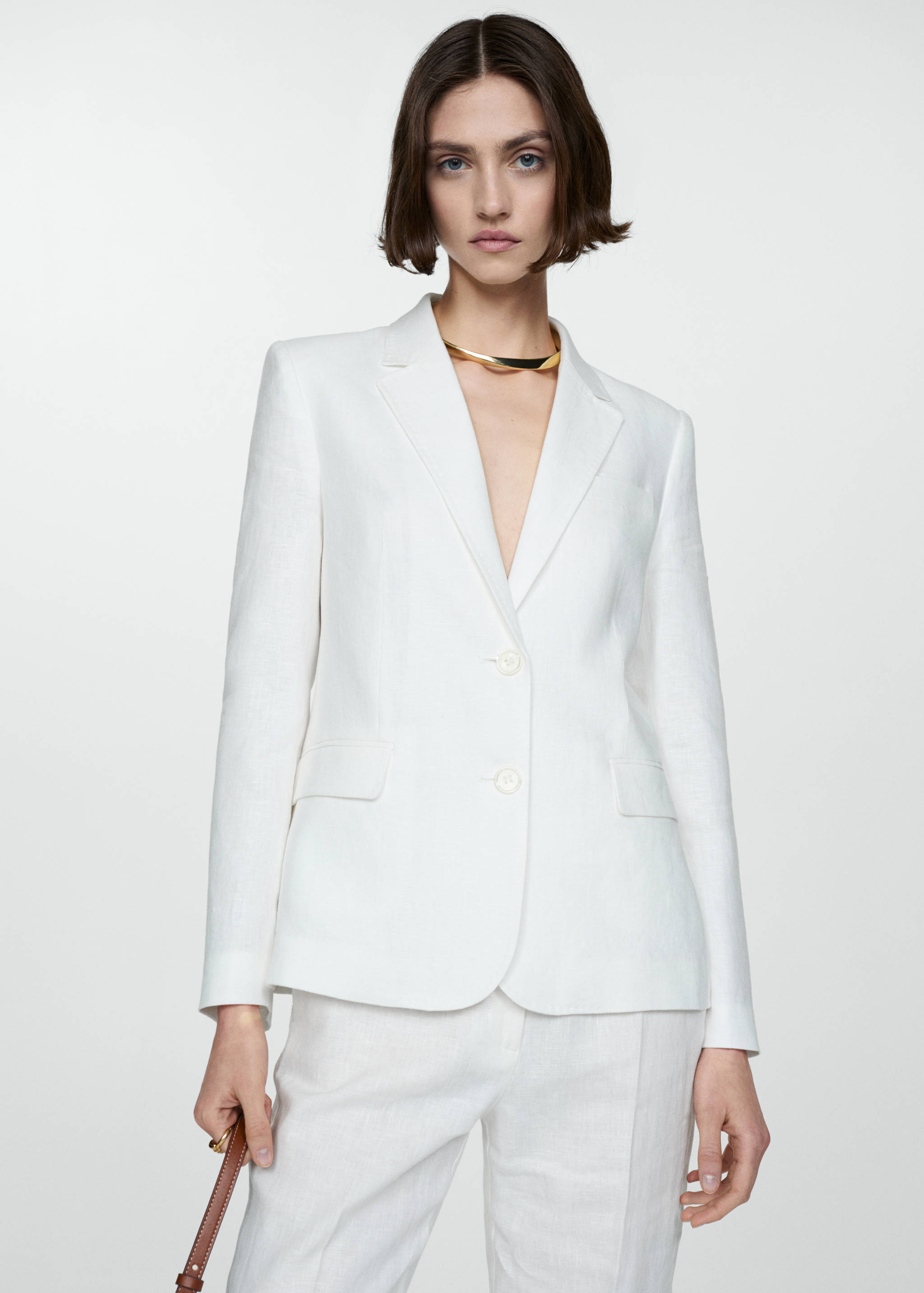 Blazer traje lino - Plano medio
