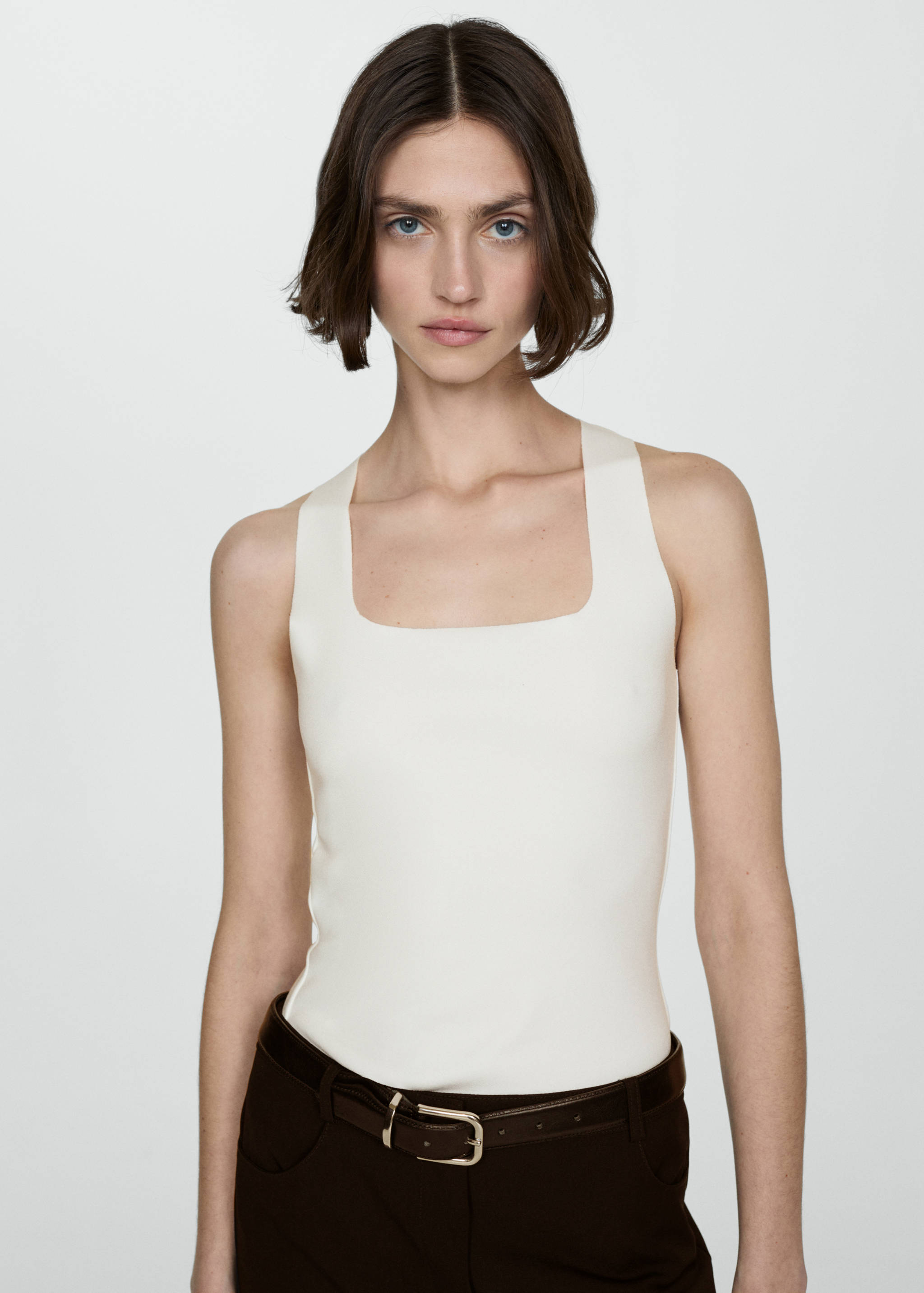 Top with wide straps - Medium plane