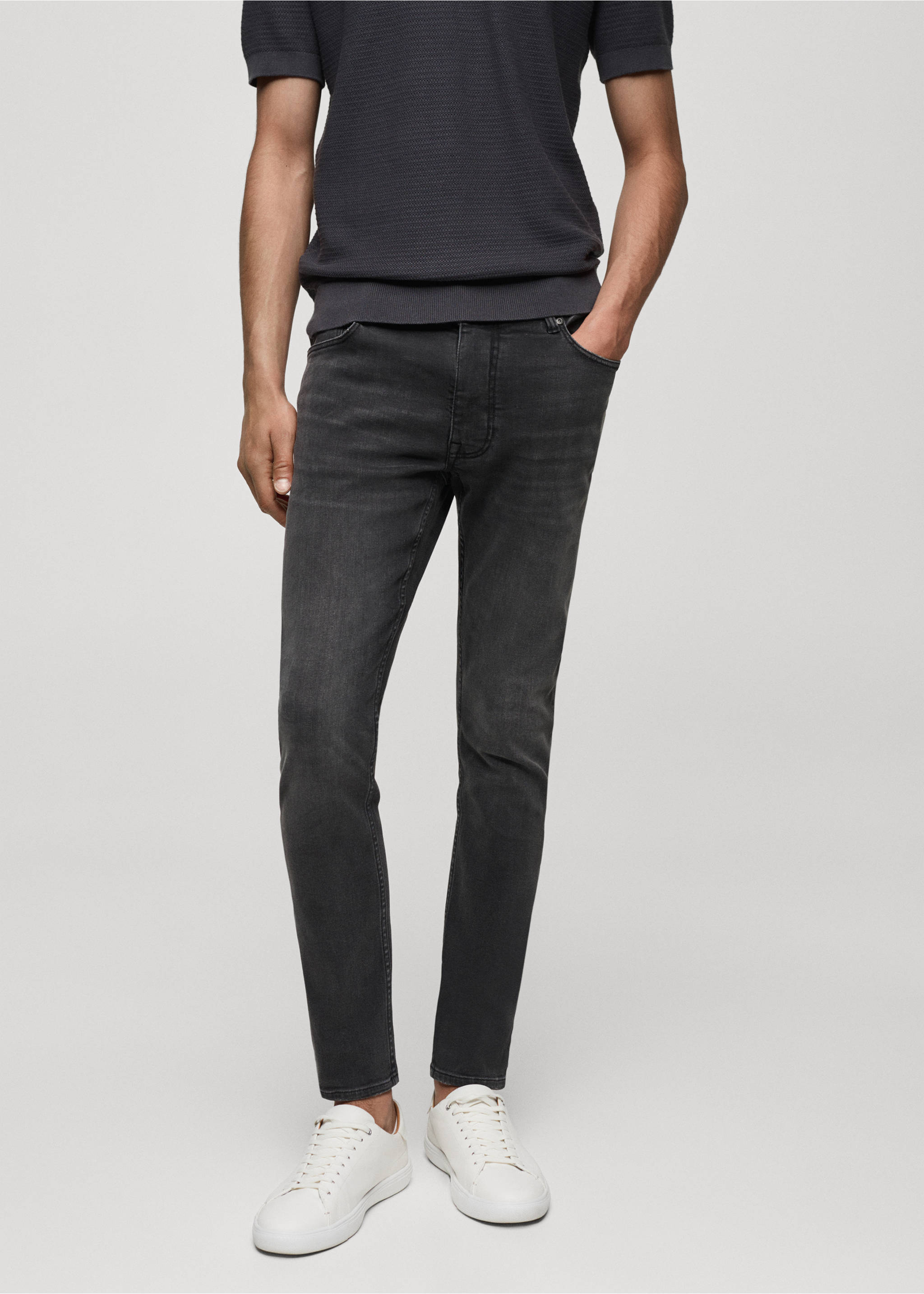 Jude skinny-fit jeans - Medium plane, Open Grey. Ref: 77080373-00.