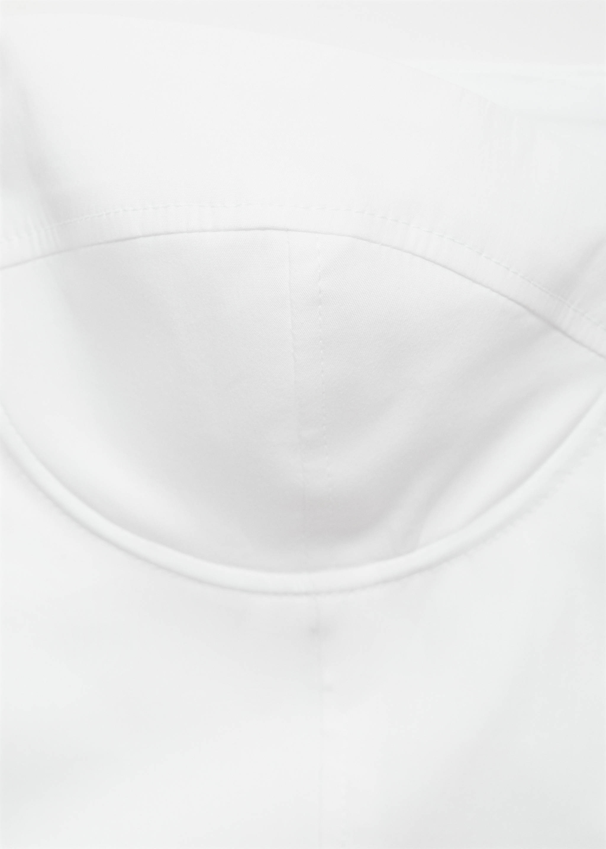 Crop top s výstřihem bez ramínek - Detail zboží 8