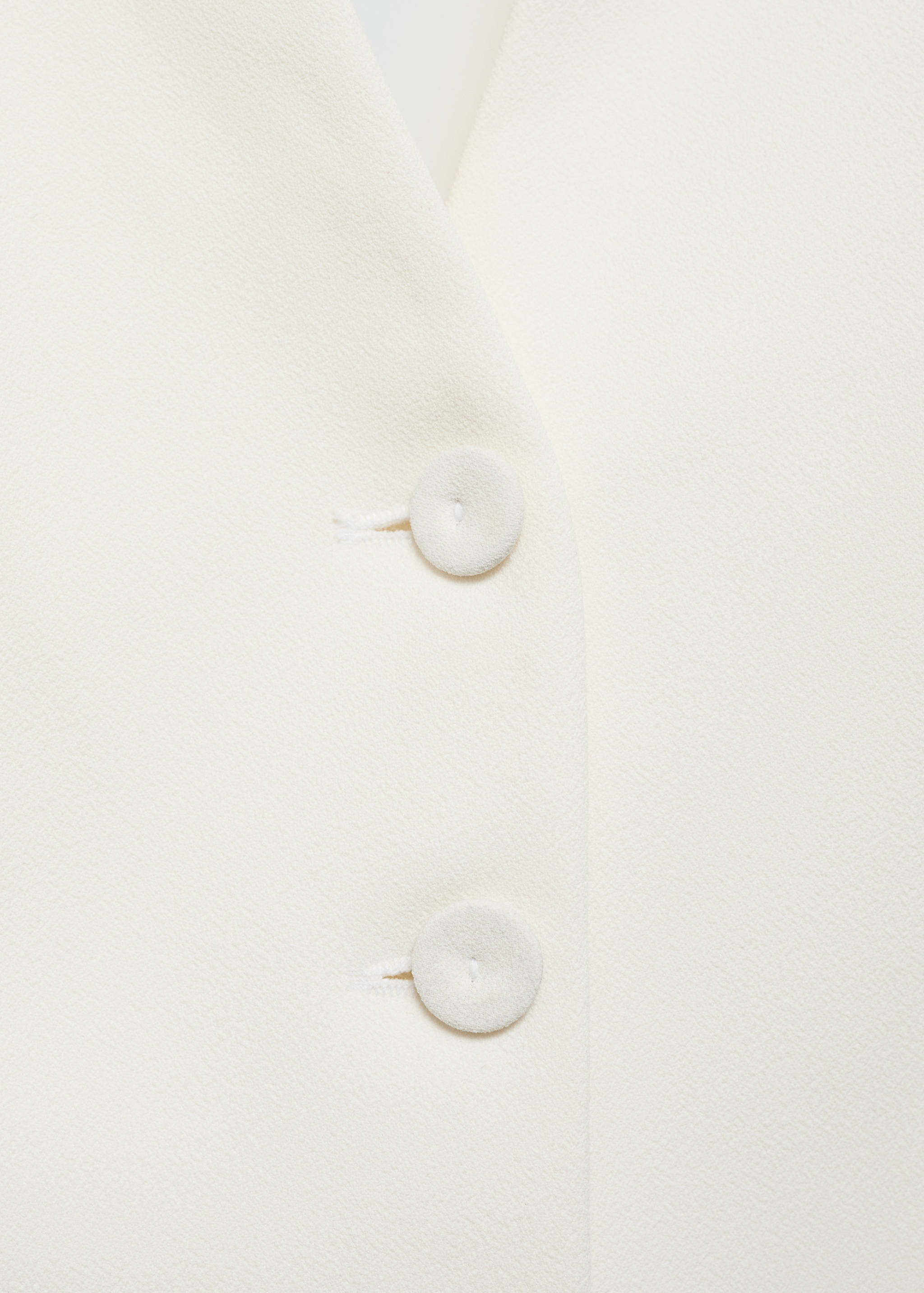 Halter-neck gilet with buttons - Details of the article 0