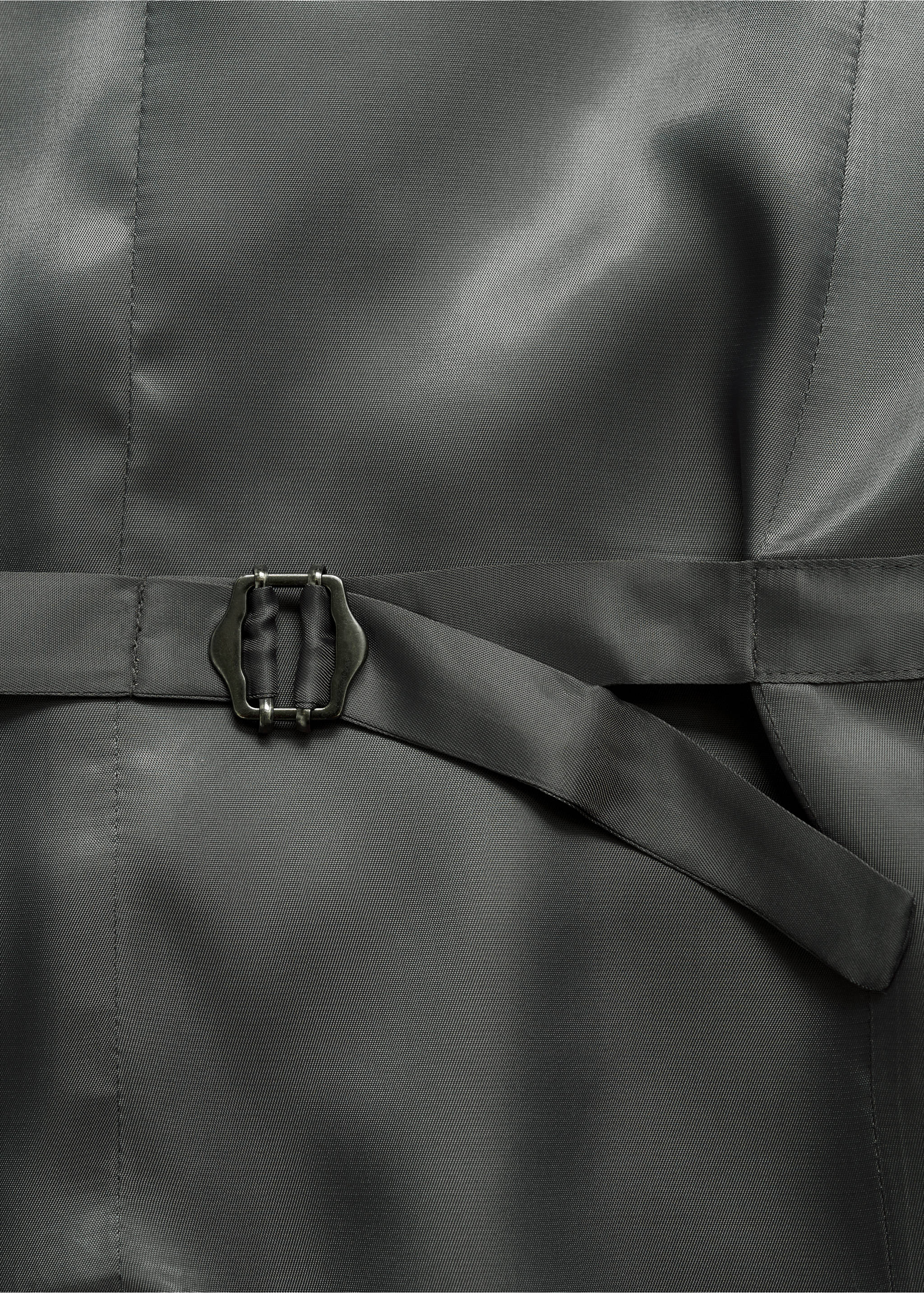 Armilla vestit slim fit teixit strech - Detall de l'article 0, Gris. Ref: 77080568-00.