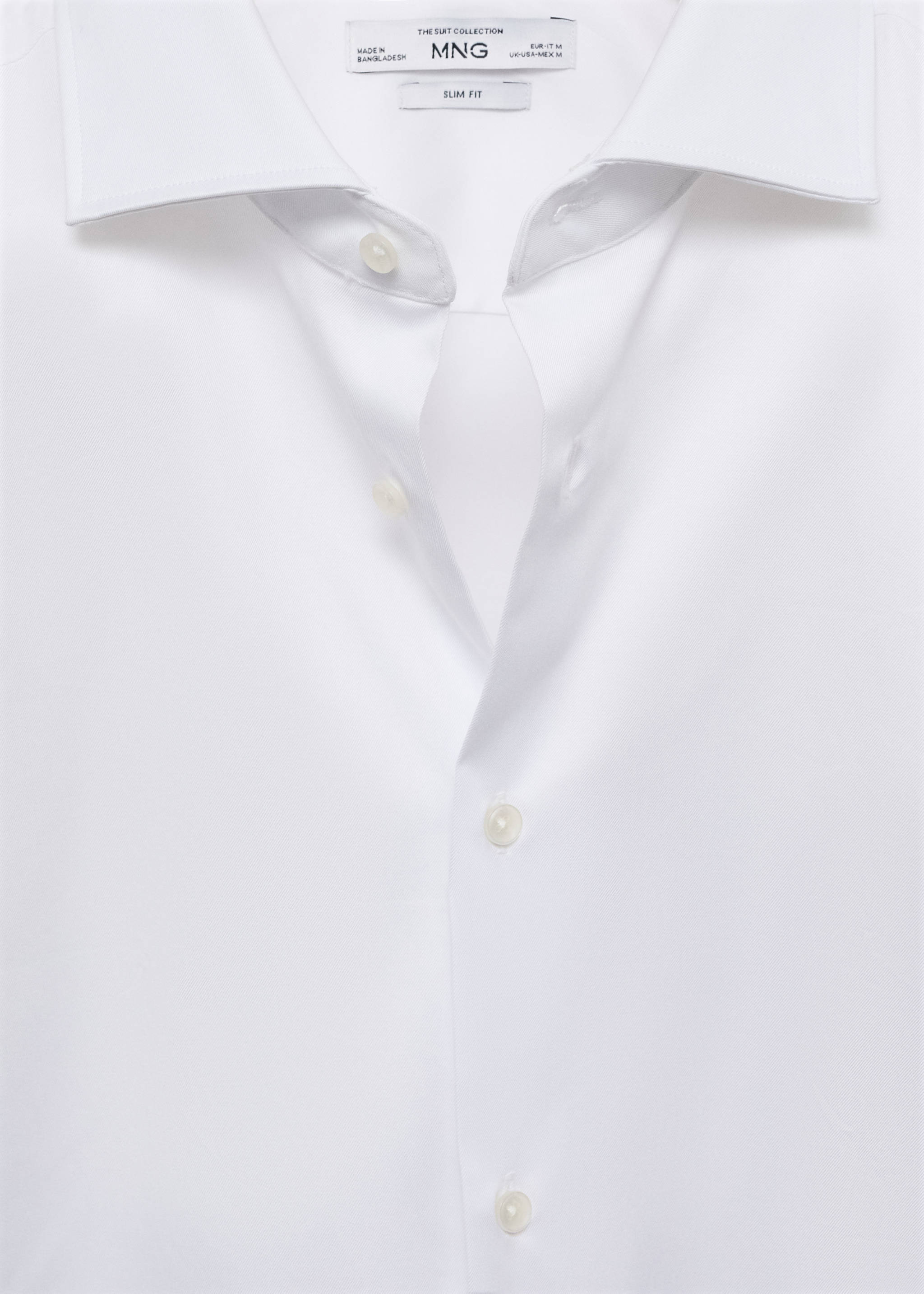Slim-fit twill fabric suit with shirt cufflinks - Details of the article 8