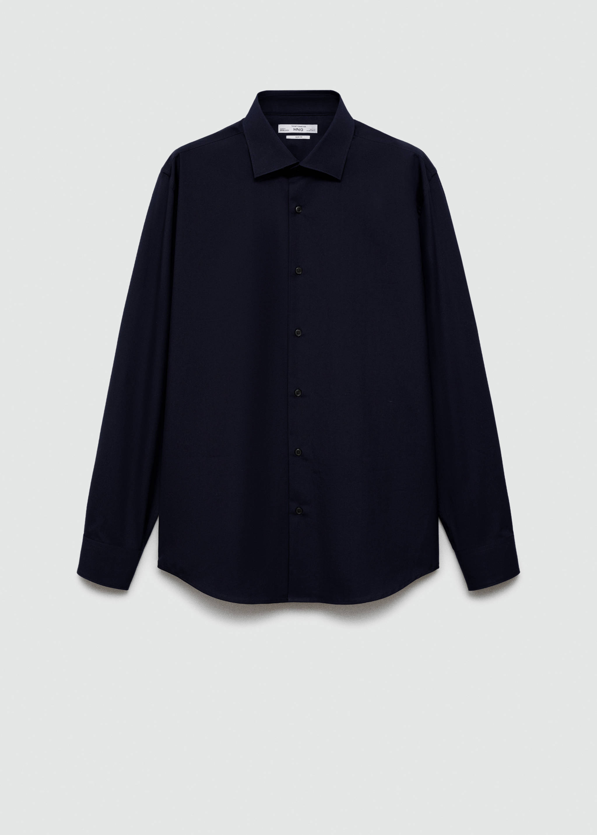 Slim Fit-Oberhemd aus Baumwoll-Popeline - Artikel ohne Model