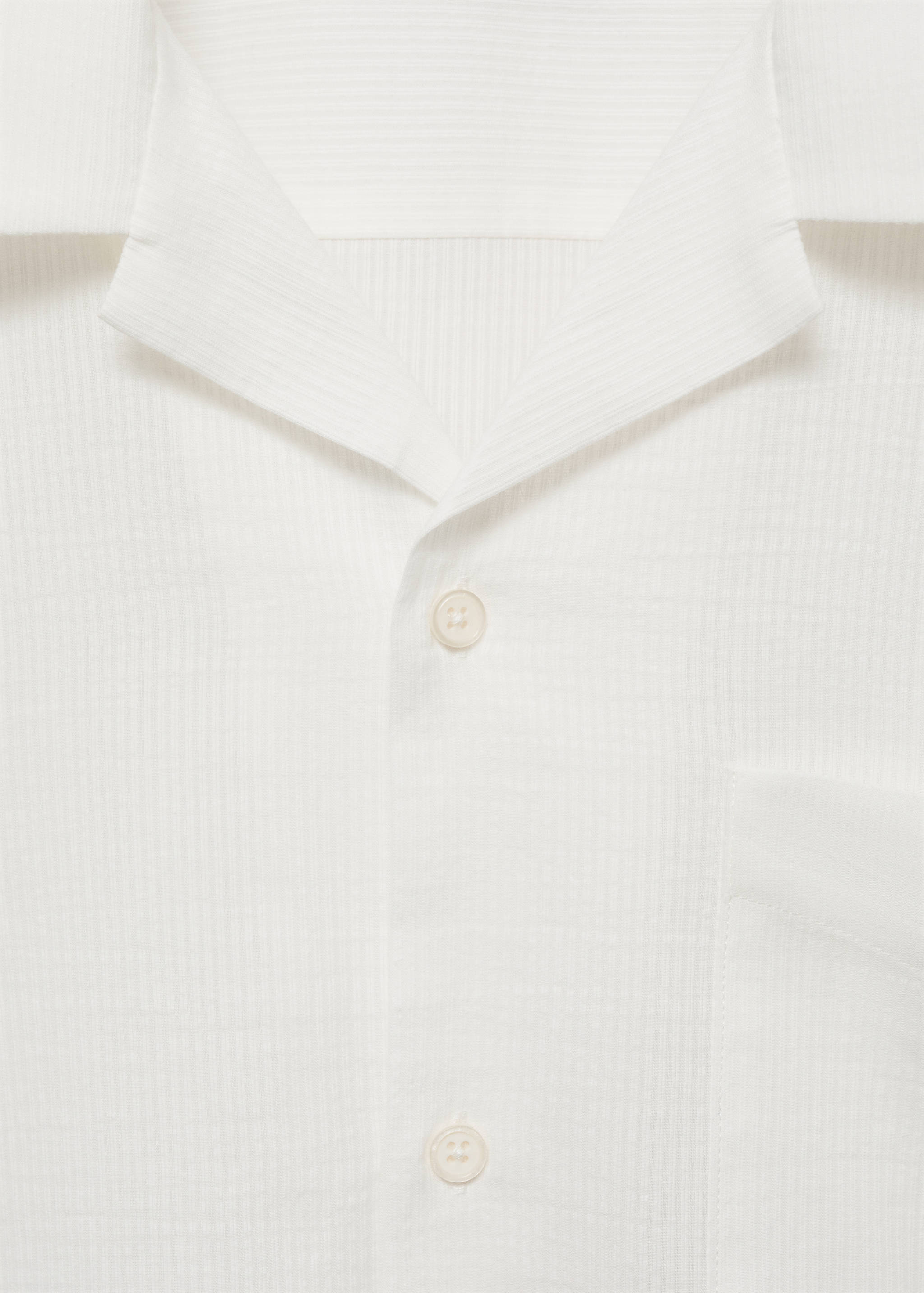 Regular-fit 100% seersucker cotton shirt - Details of the article 8