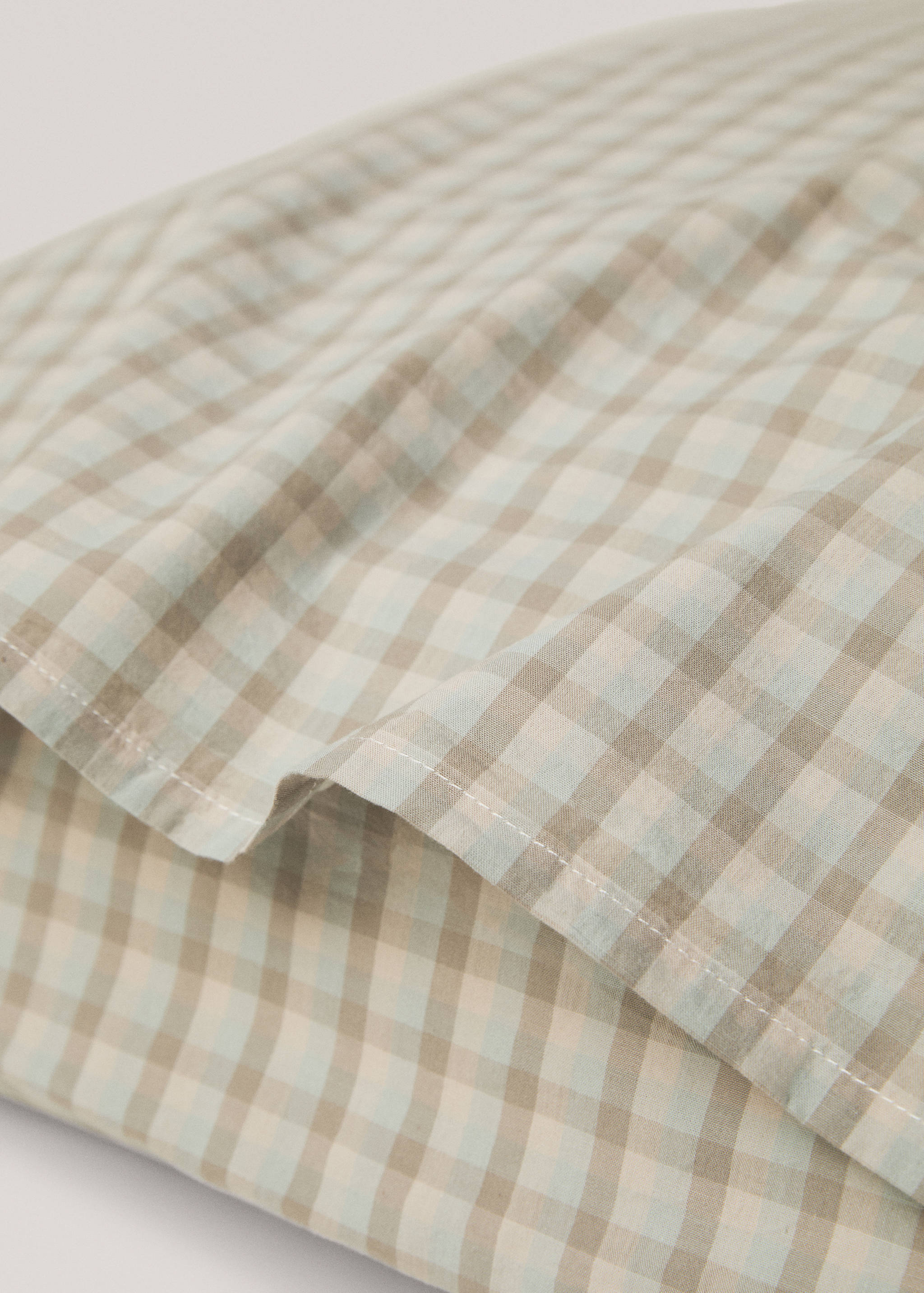 Vichy printed pillowcase 50X75cm - Details of the article 1