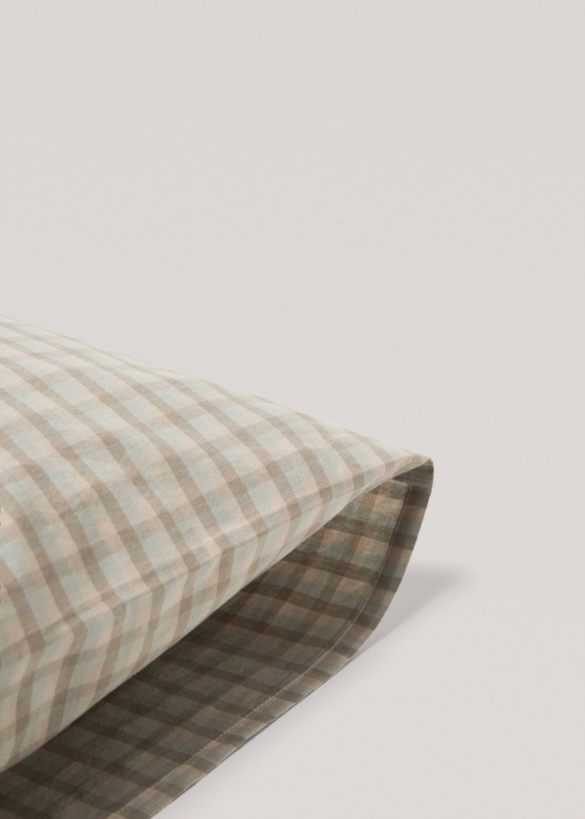 Vichy printed pillowcase 50X75cm - Details of the article 2