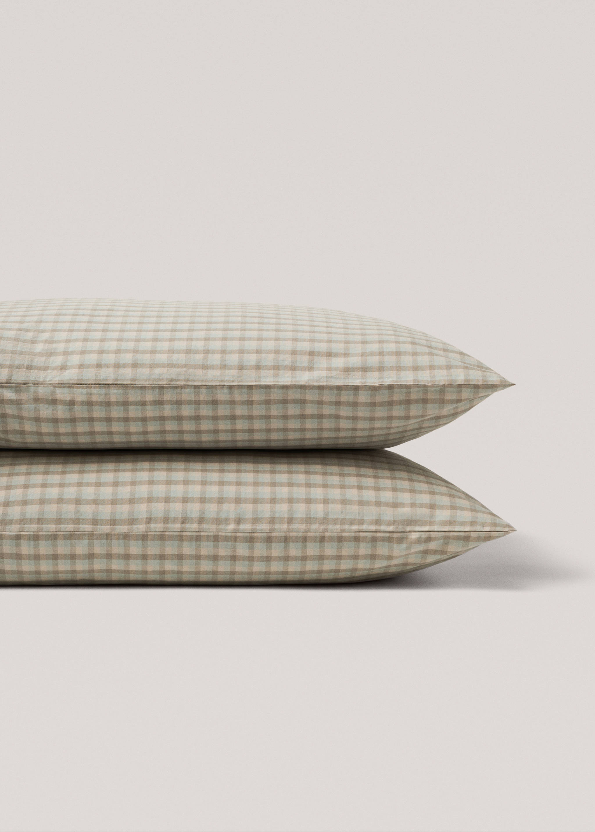 Vichy printed pillowcase 50X75cm - Details of the article 3