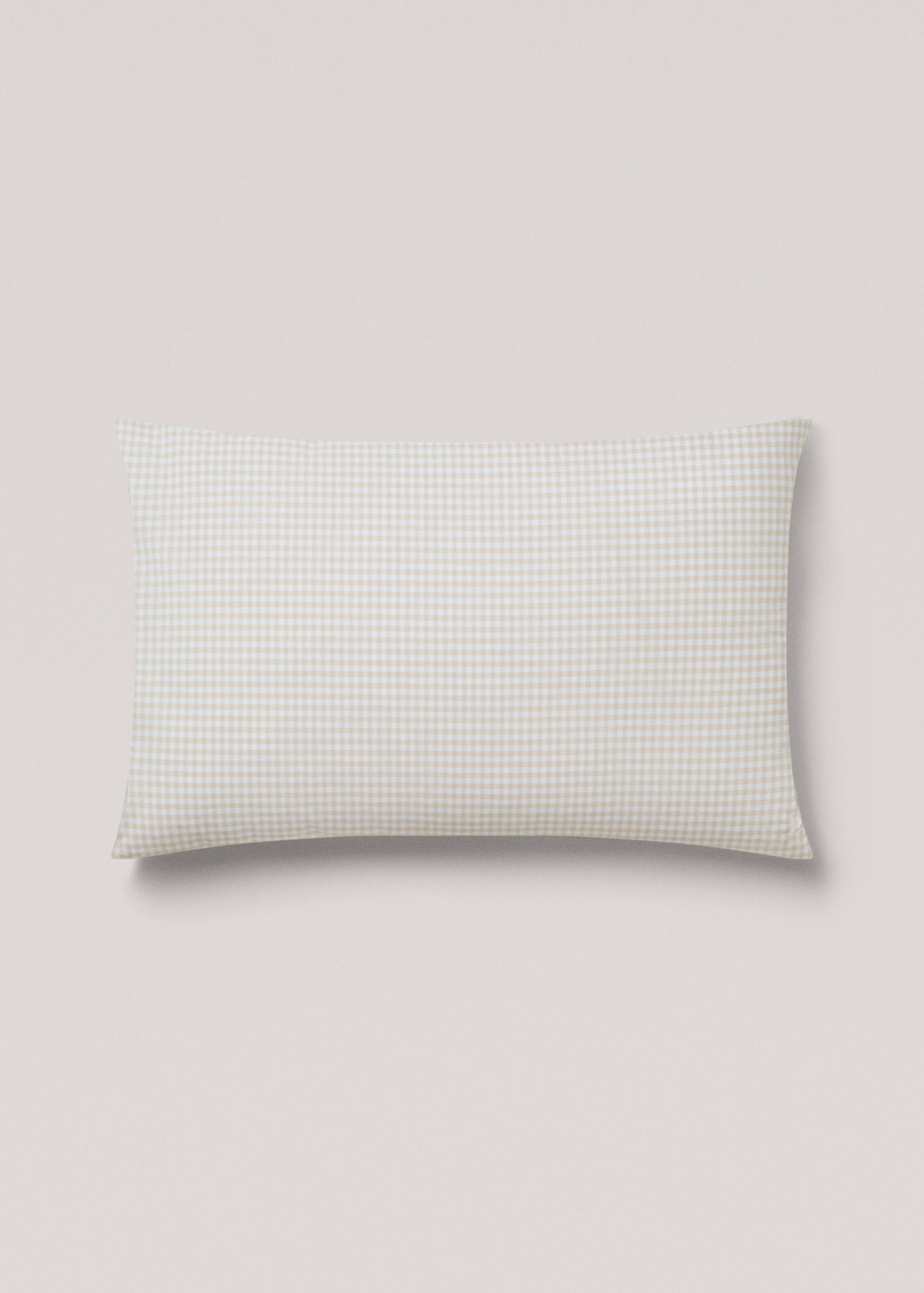 Vichy printed pillowcase 50X75cm - Article without model