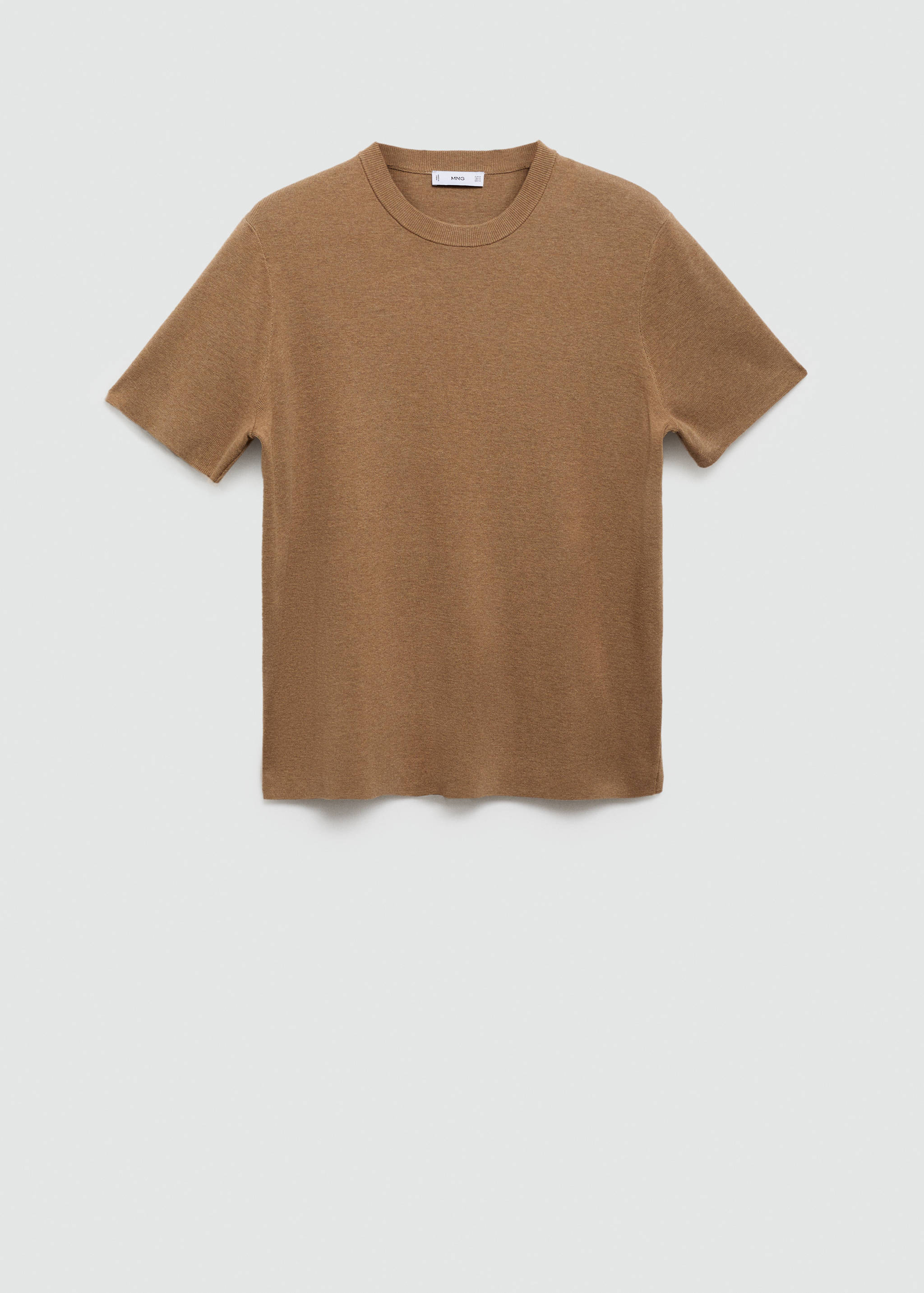 Knit cotton T-shirt - Article without model