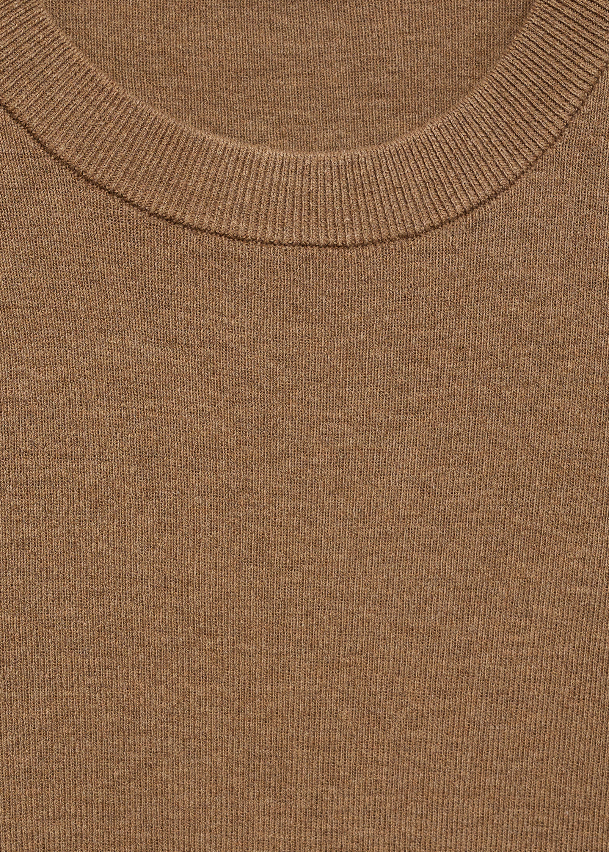 Knit cotton T-shirt - Details of the article 8