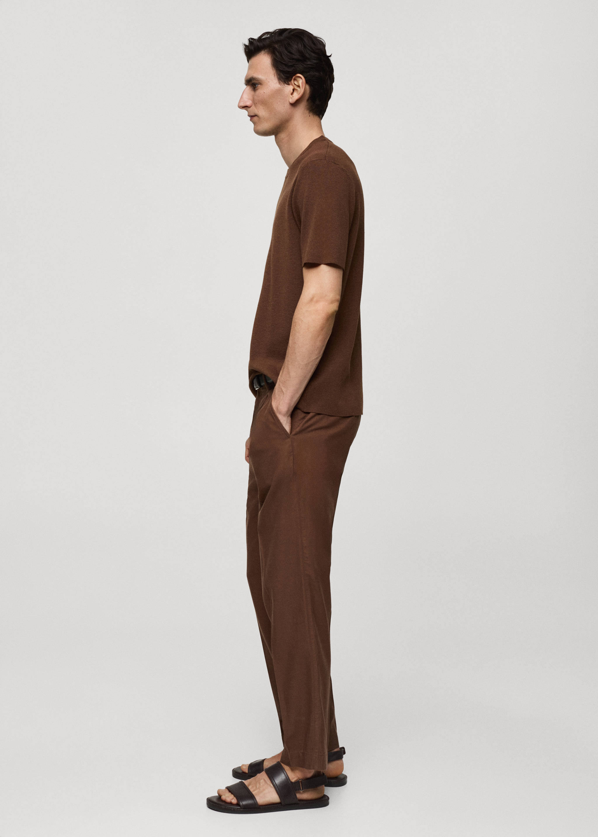 Knit cotton T-shirt - Details of the article 2