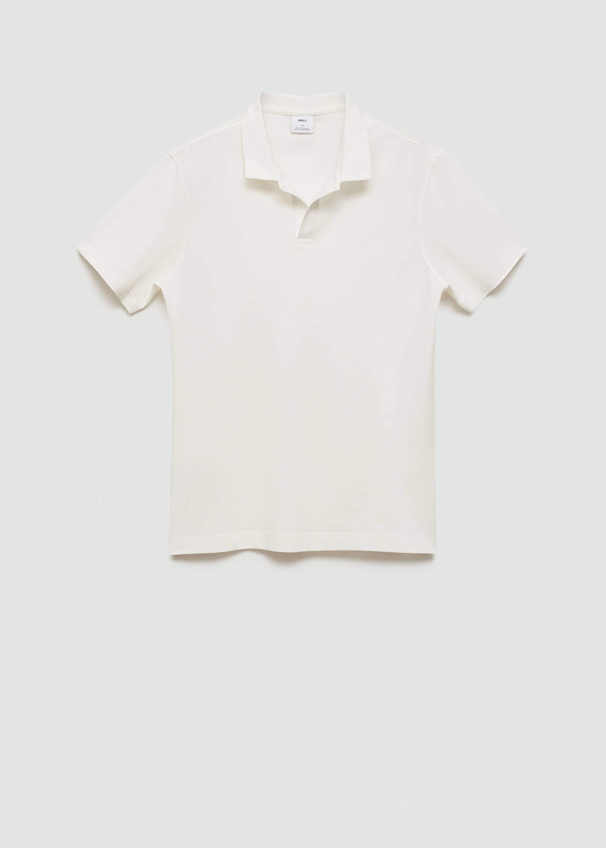 Piqué katoenen slim-fit poloshirt - Artikel zonder model