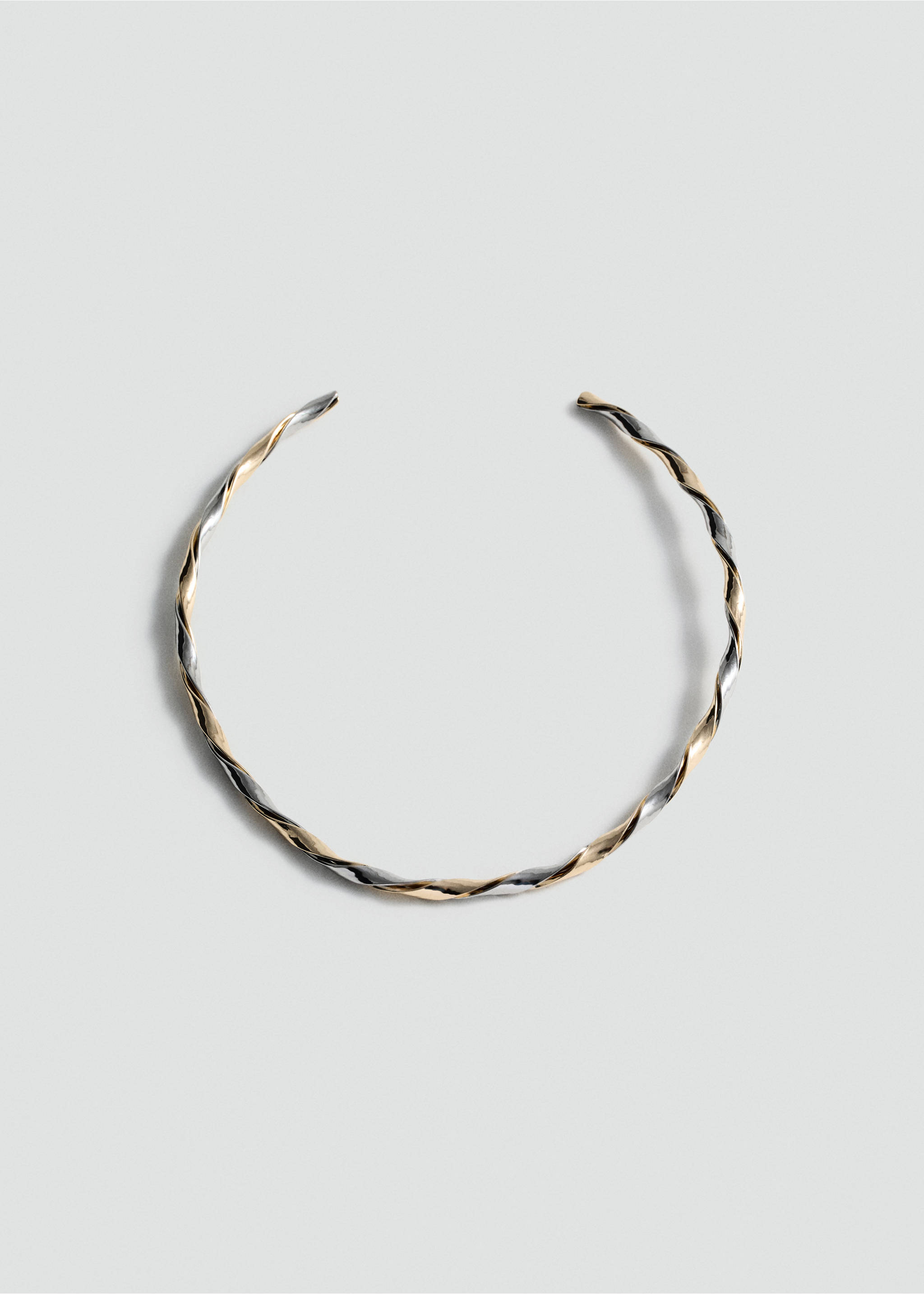 Irregular combined necklace - Article without model, Gold. Ref: 77080596-00.