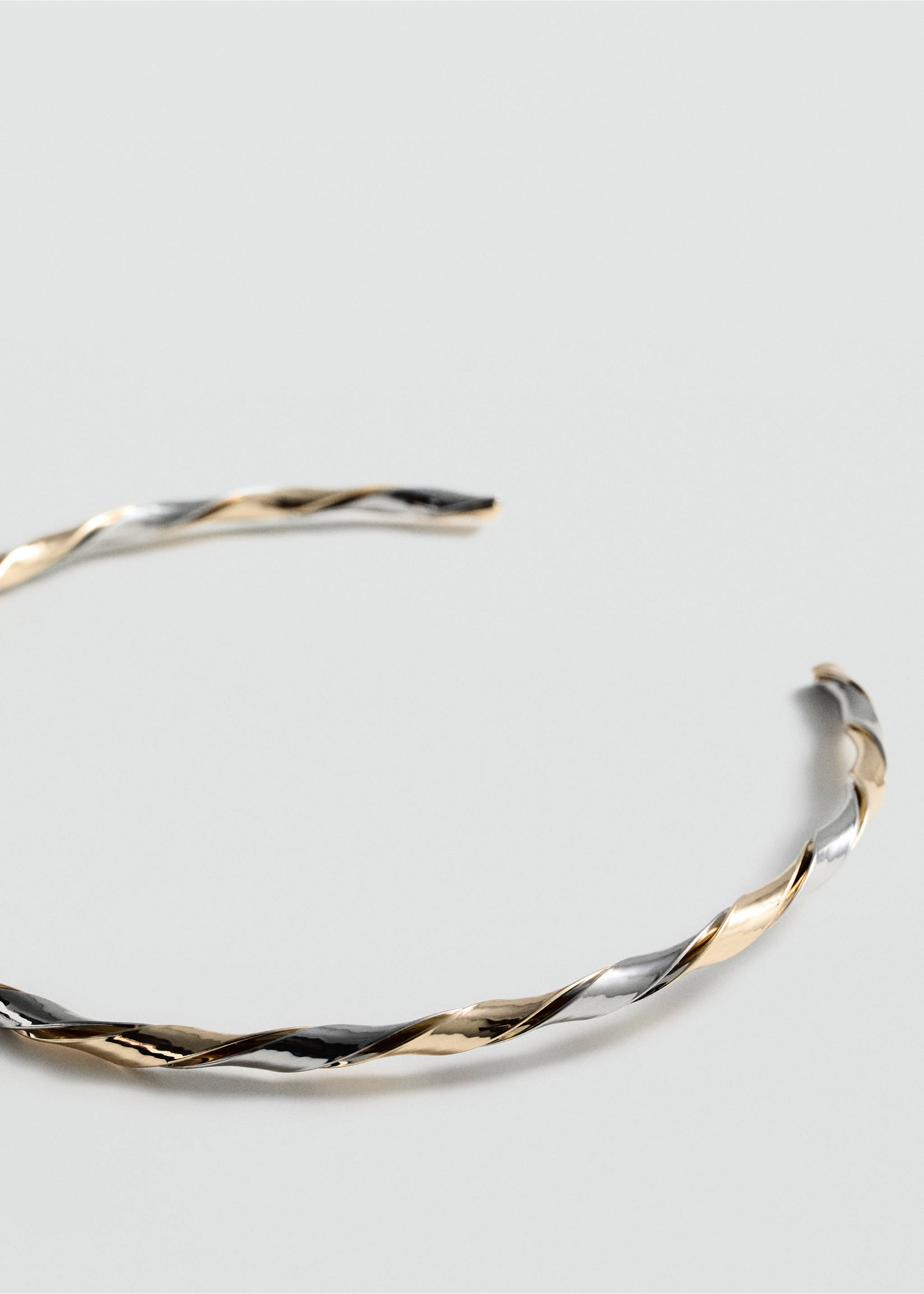 Irregular combined necklace - Medium plane, Gold. Ref: 77080596-00.