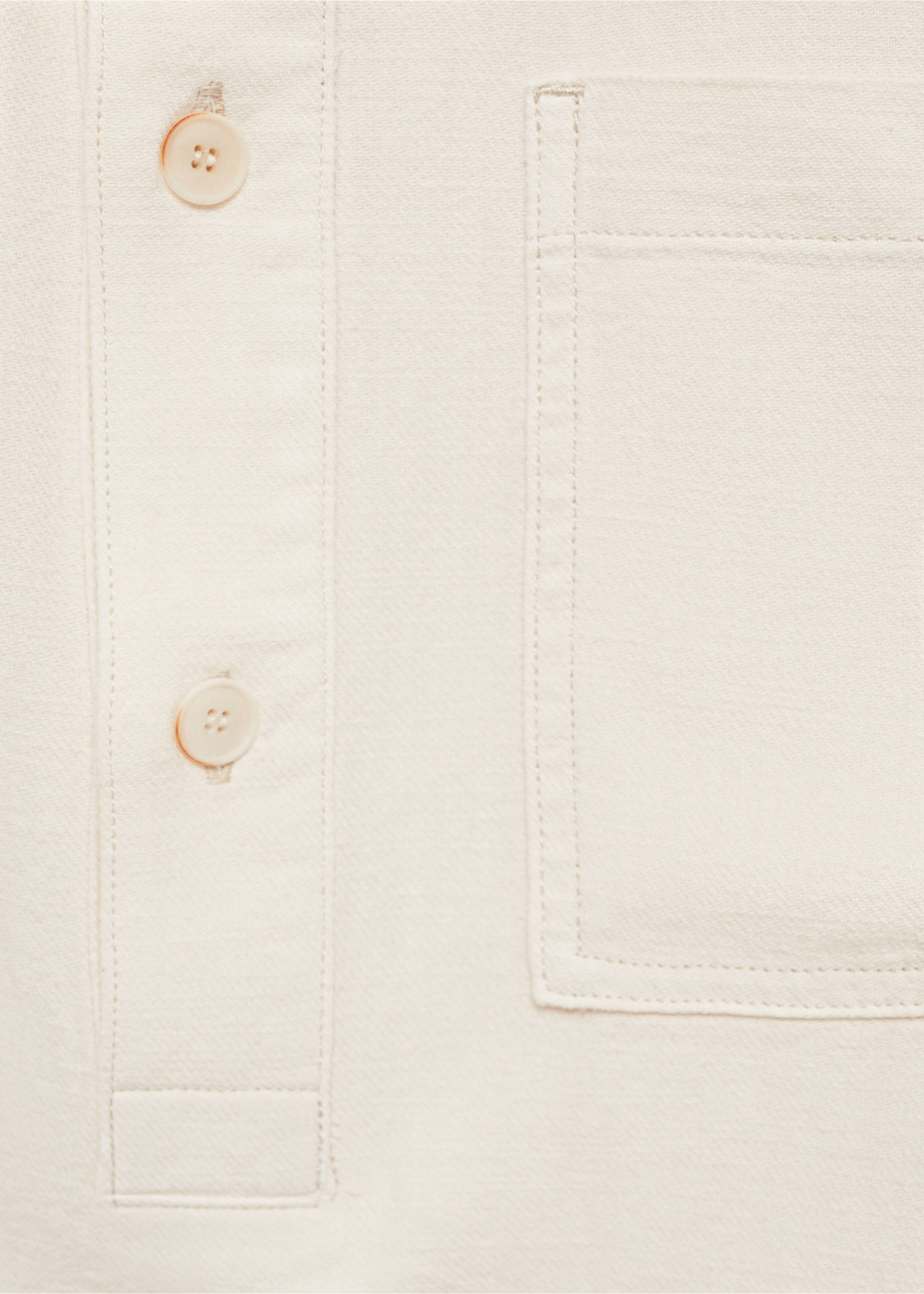Relaxed-fit polo shirt - Details of the article 0, Off White. Ref: 77080598-00.