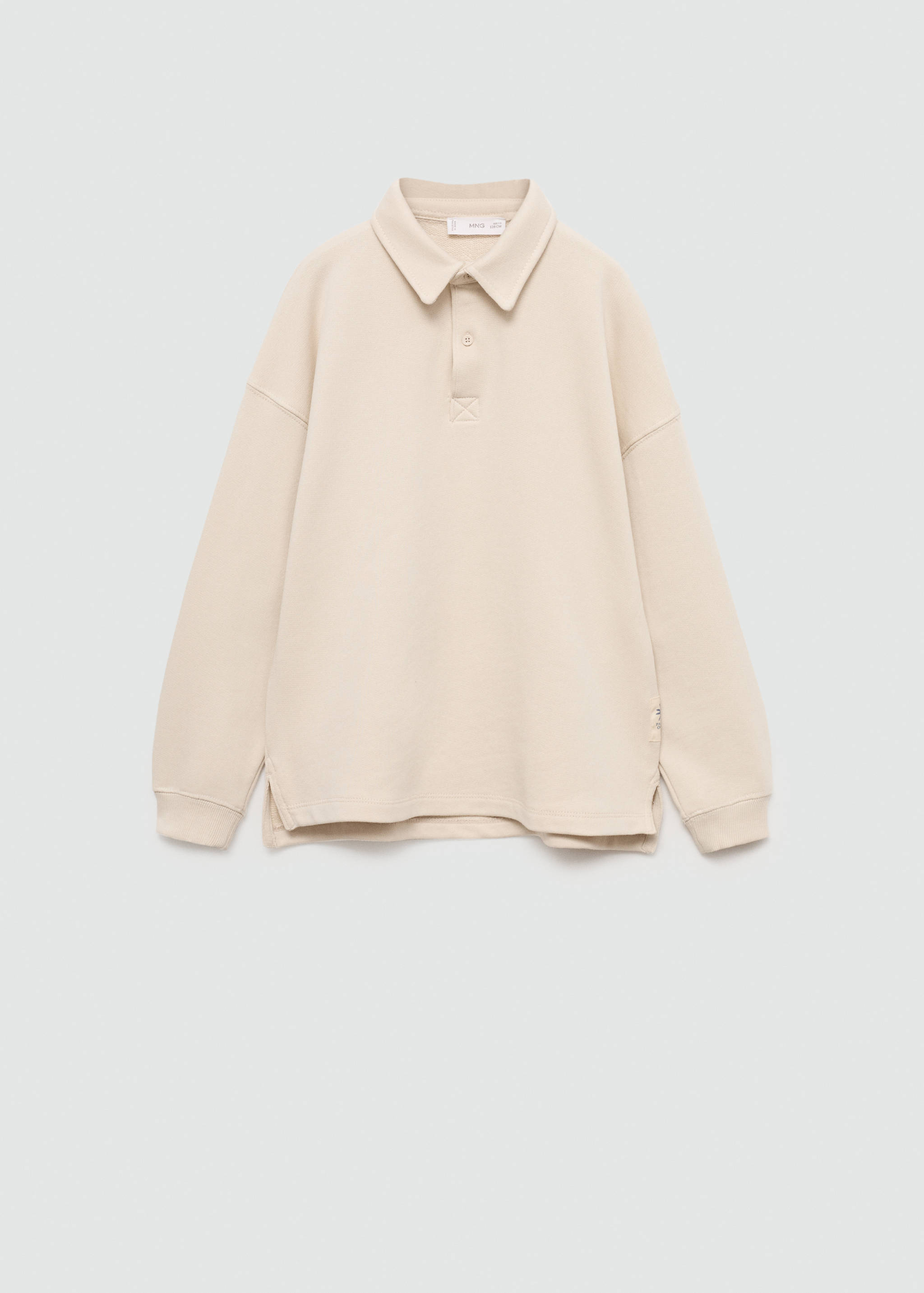 Polo coton à manches longues - Article sans modèle