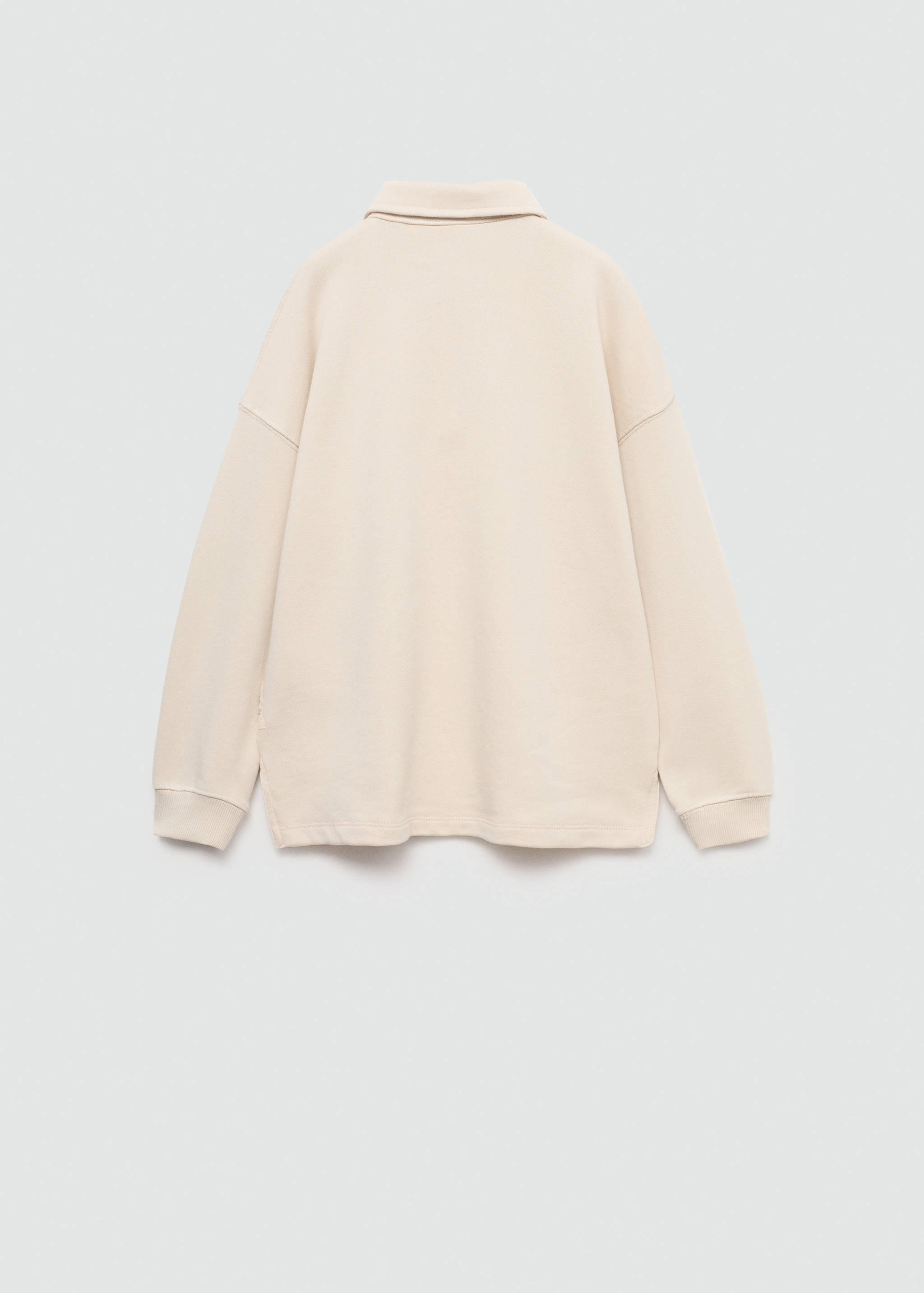 Polo coton à manches longues - Verso de l’article