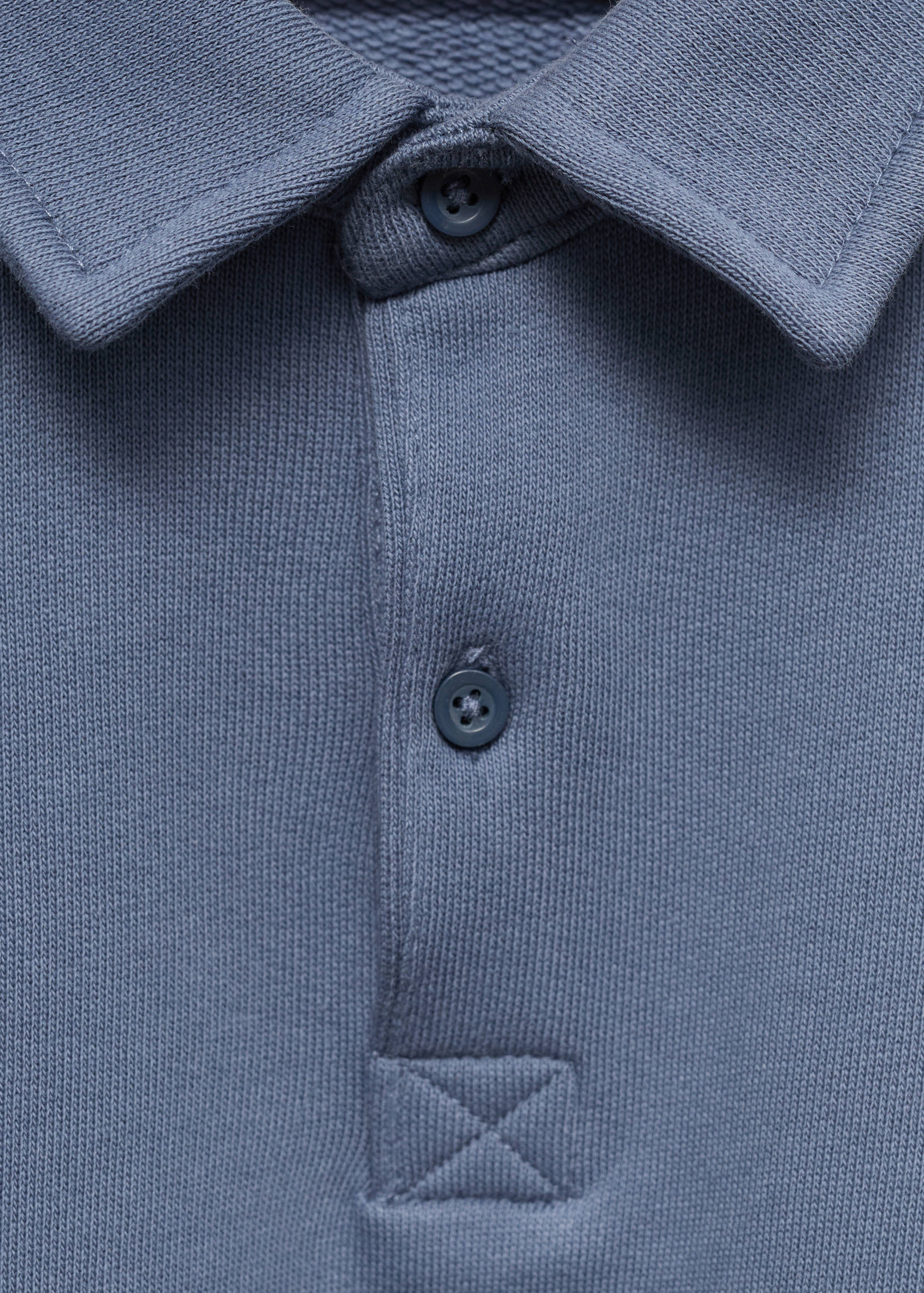 Long sleeves cotton polo - Details of the article 0
