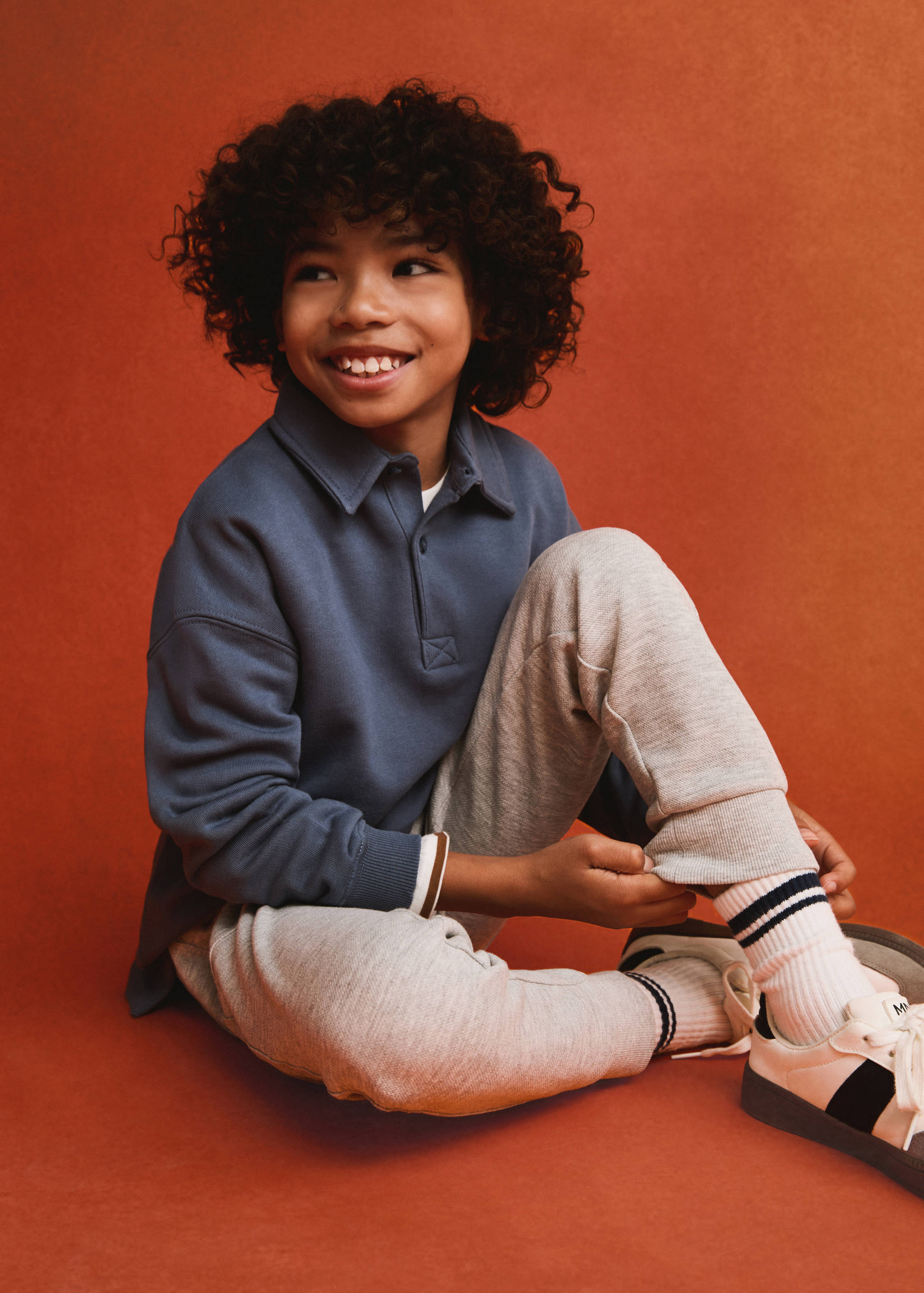 Long sleeves cotton polo - Details of the article 5