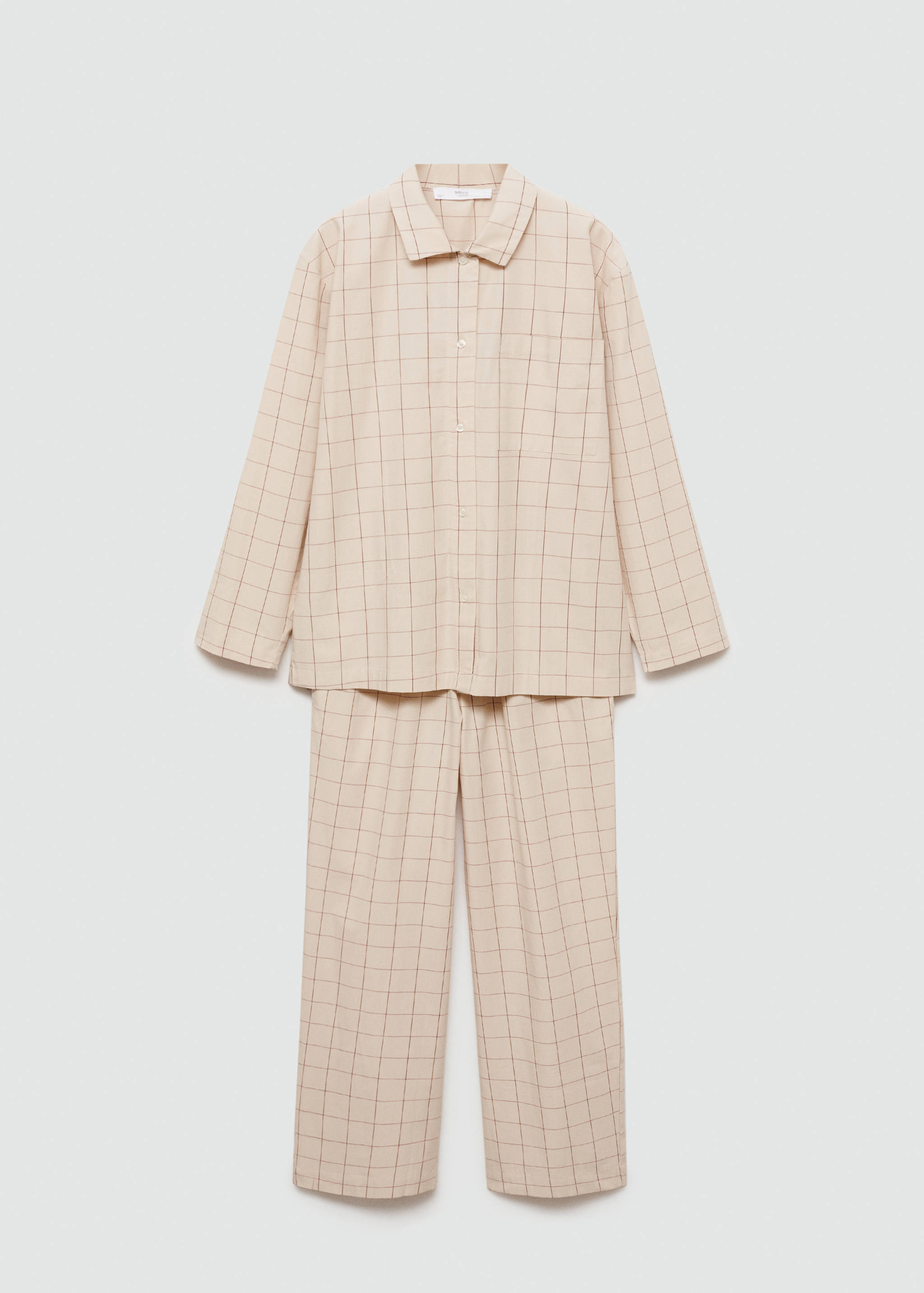 Two-piece check pyjamas - Article without model