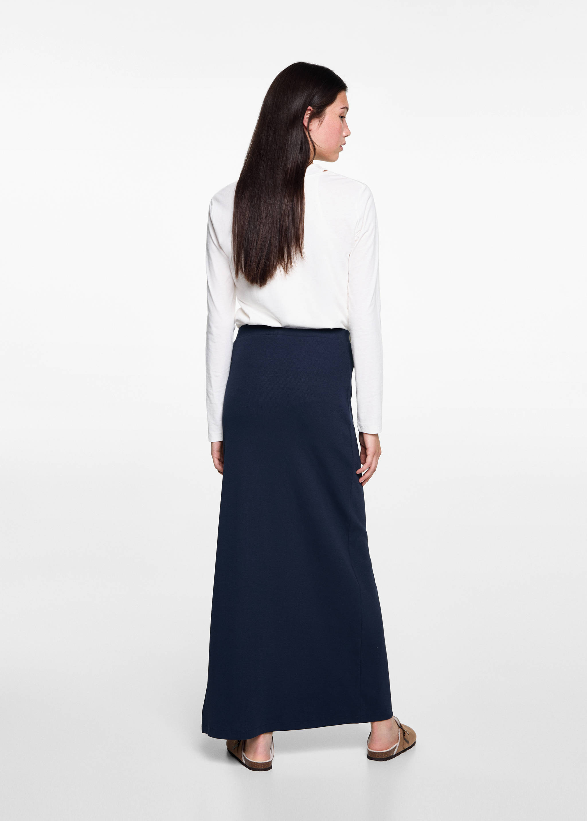 Midi skirt - Reverse of the article