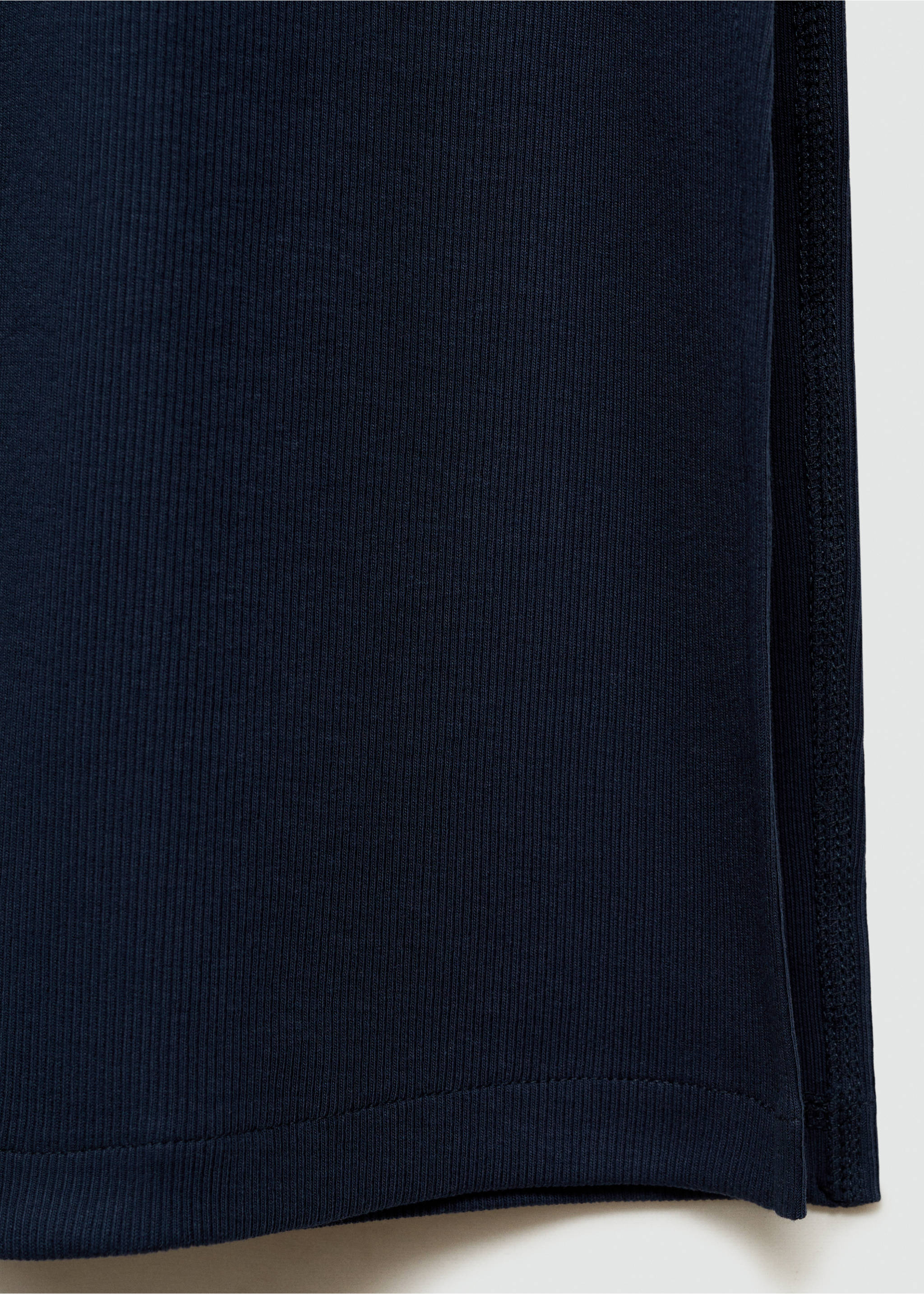 Midi skirt - Details of the article 0, Dark Navy. Ref: 77080623-00.