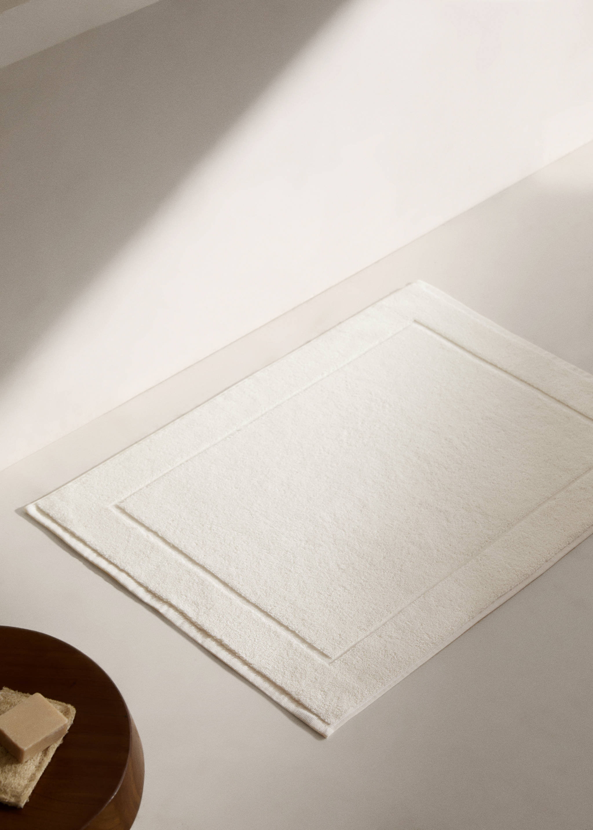 100% cotton bath mat - General plane